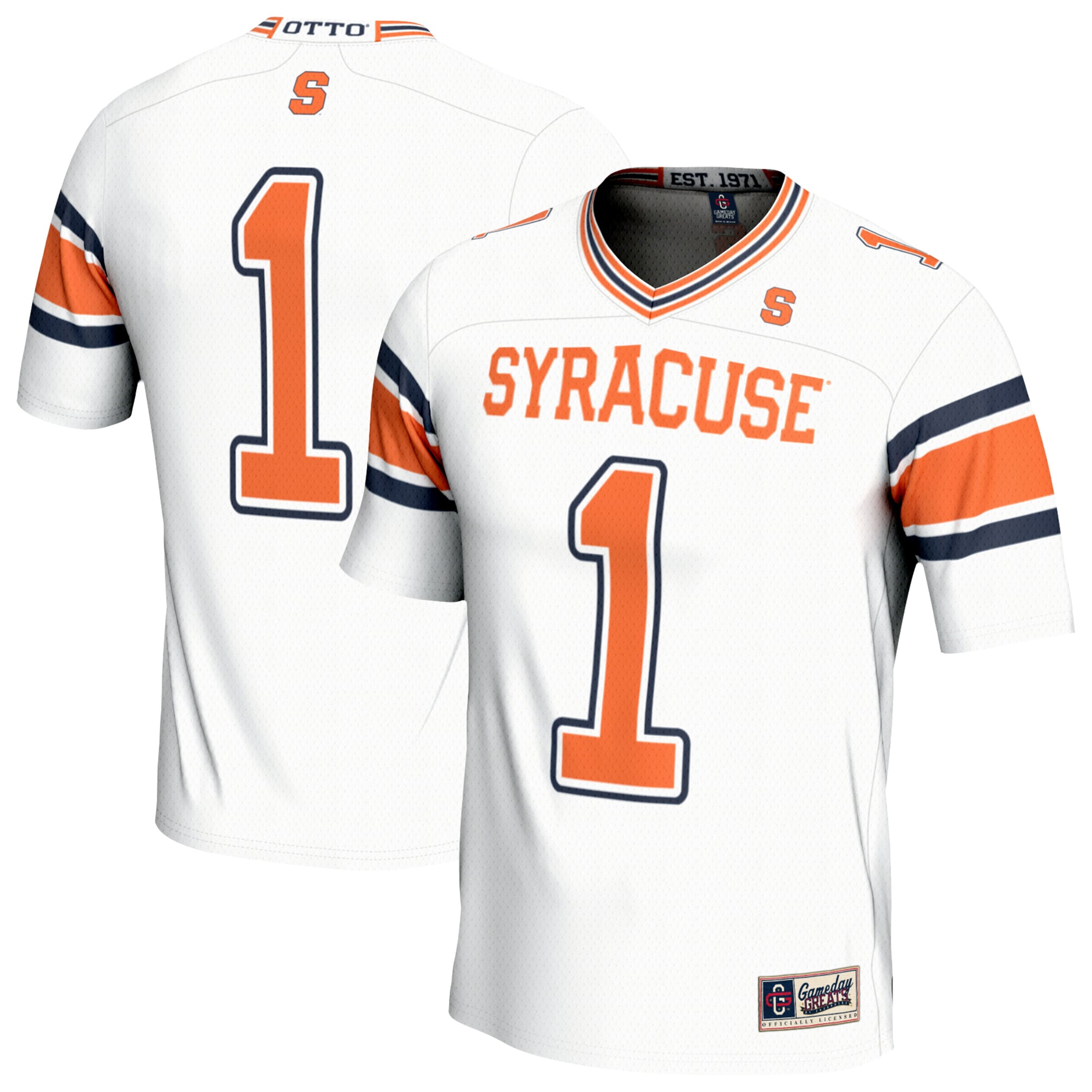 Syracuse Orange Jersey No.1 Orange NCAA College Football Fan Wear
