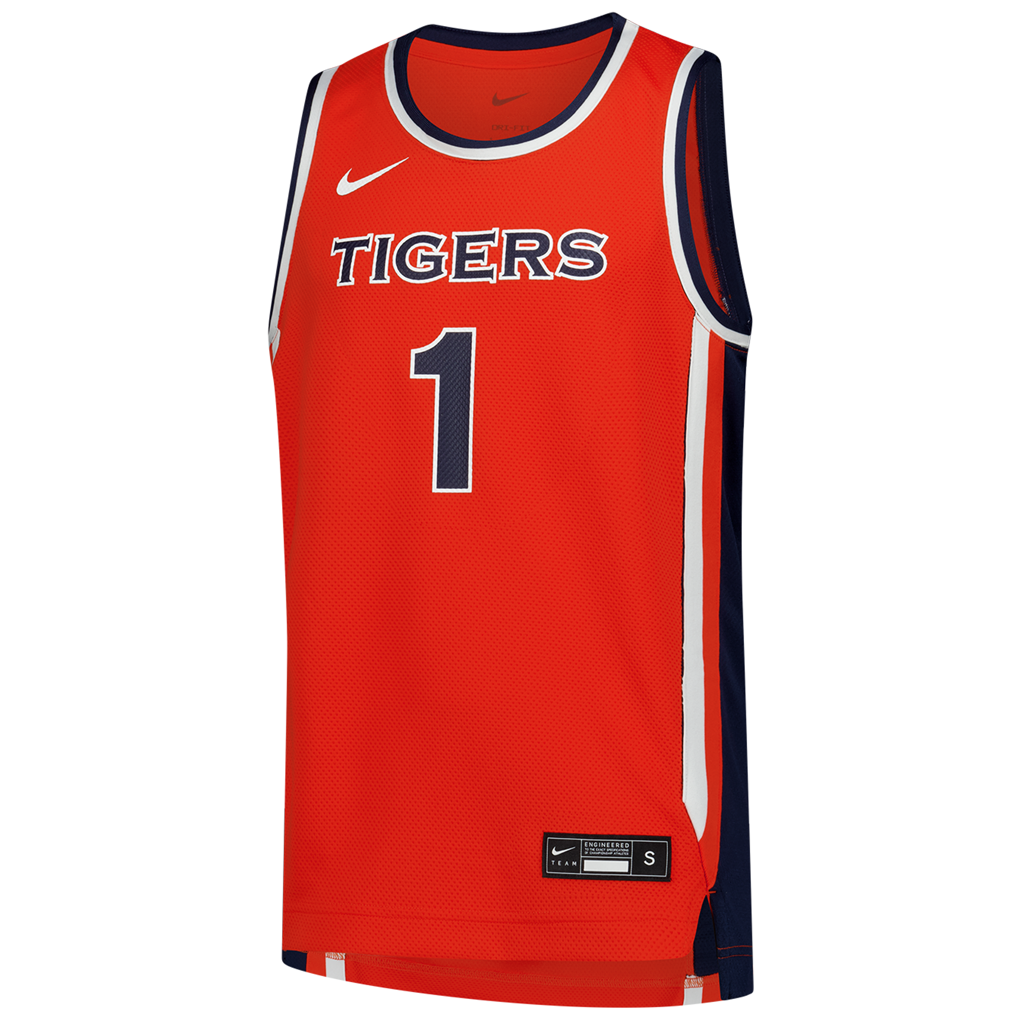 Basketball Auburn Tigers Replica Jersey Orange NCAA College Basketball Fan Wear