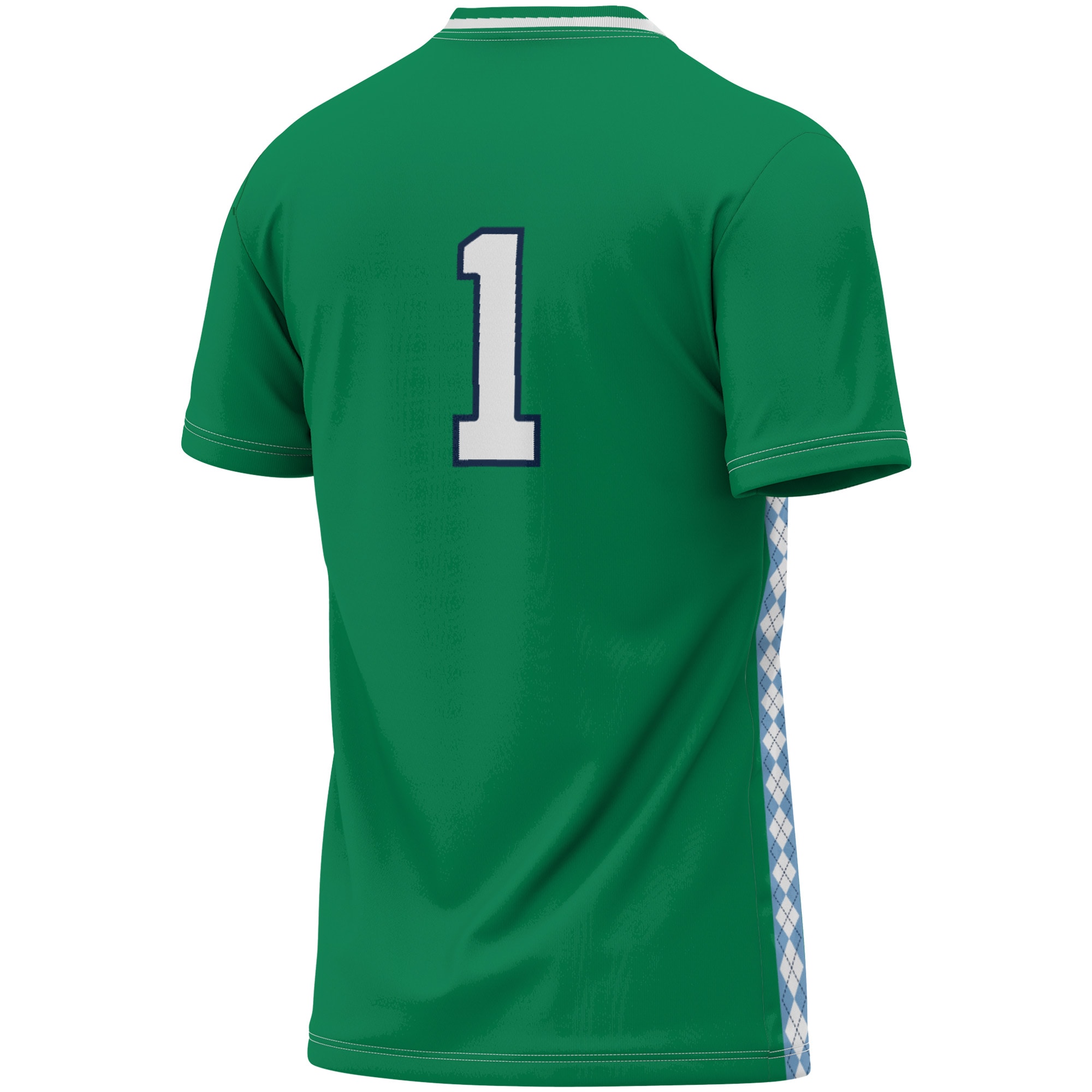 Soccer Fashion Goalie North Carolina Tar Heels Game Jersey Green NCAA College Soccer Fan Wear Soccer Fashion Goalie
