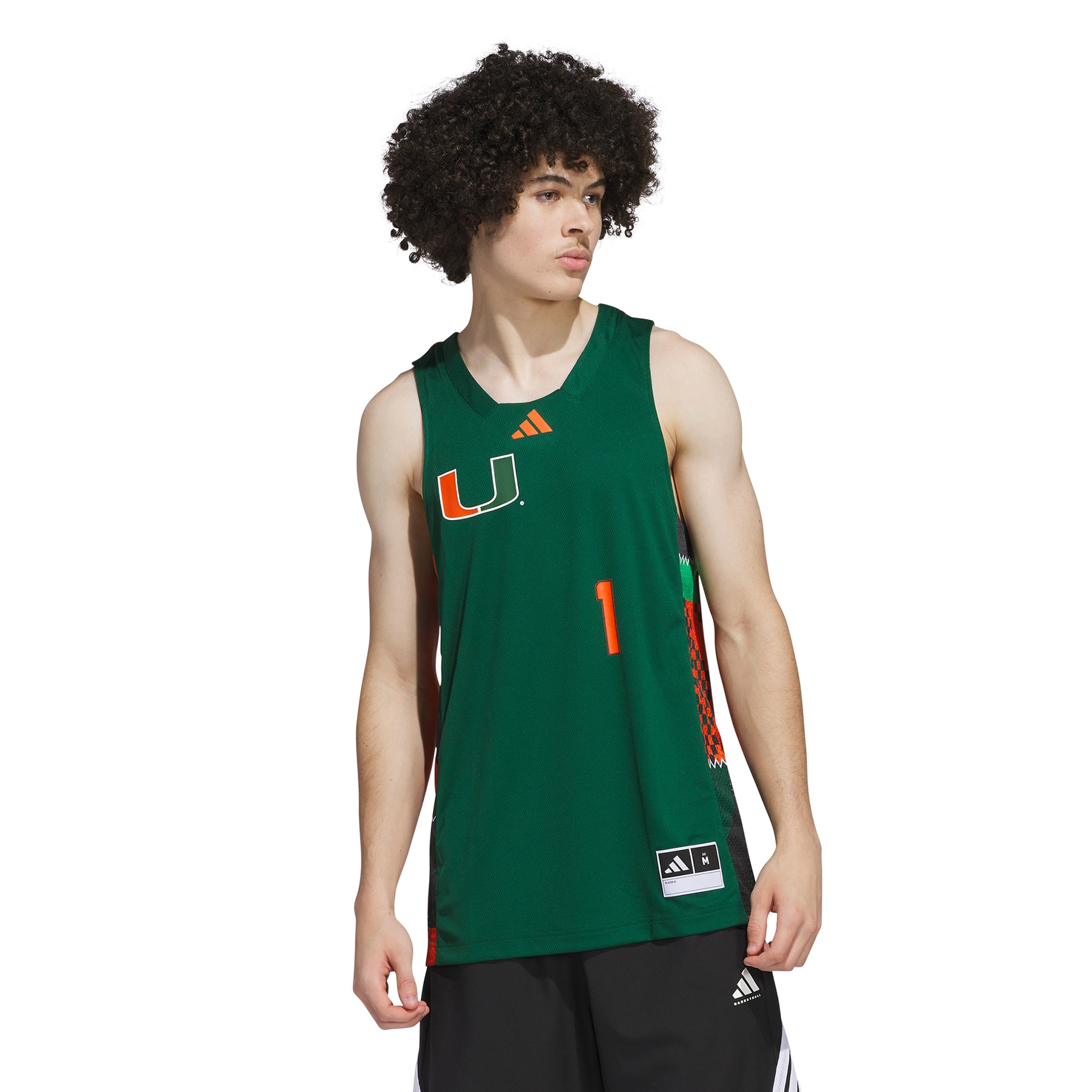 History Month Basketball Miami Hurricanes Jersey Black NCAA College Basketball Fan Wear History Month Basketball
