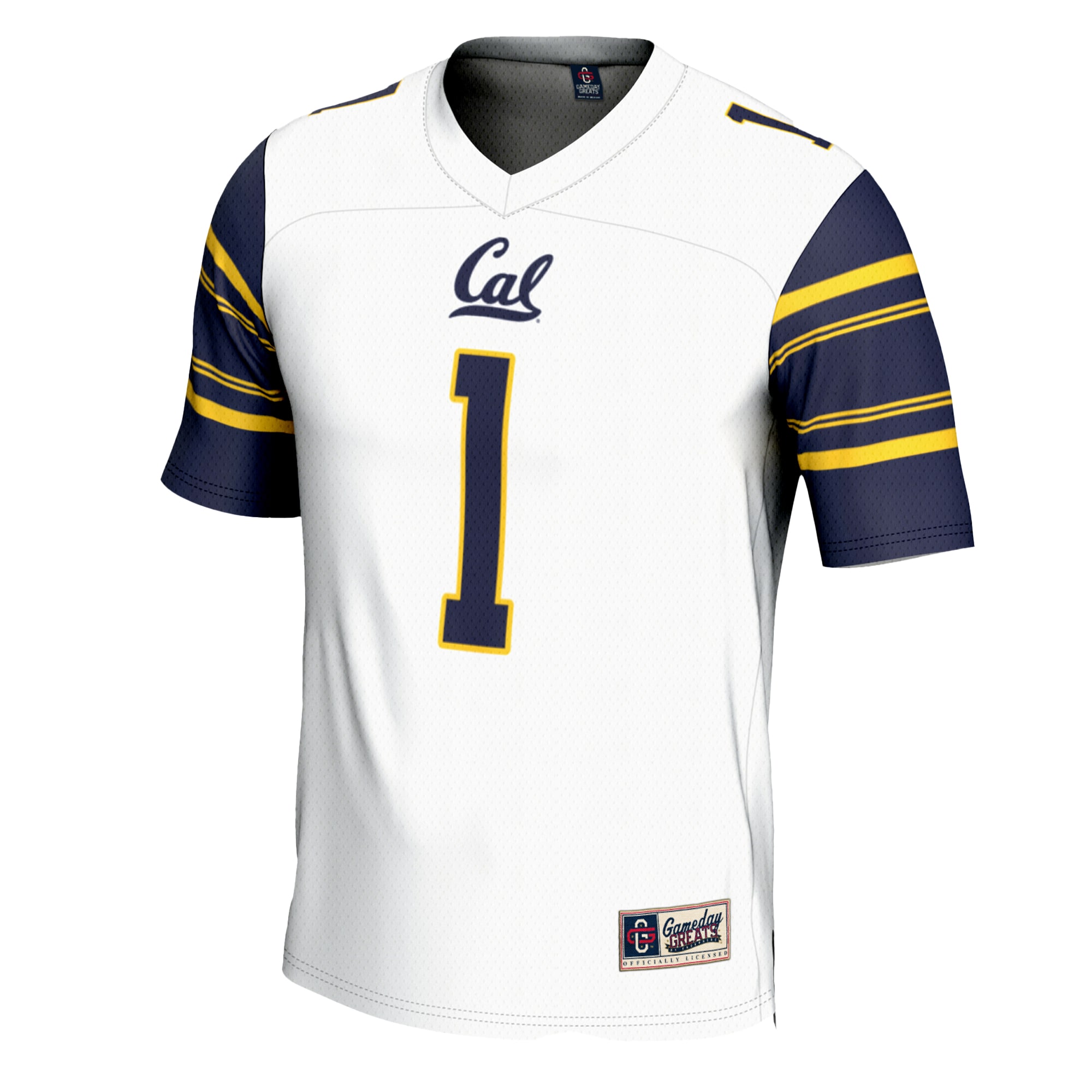 Cal Bears Game Jersey White NCAA College Football Fan Wear
