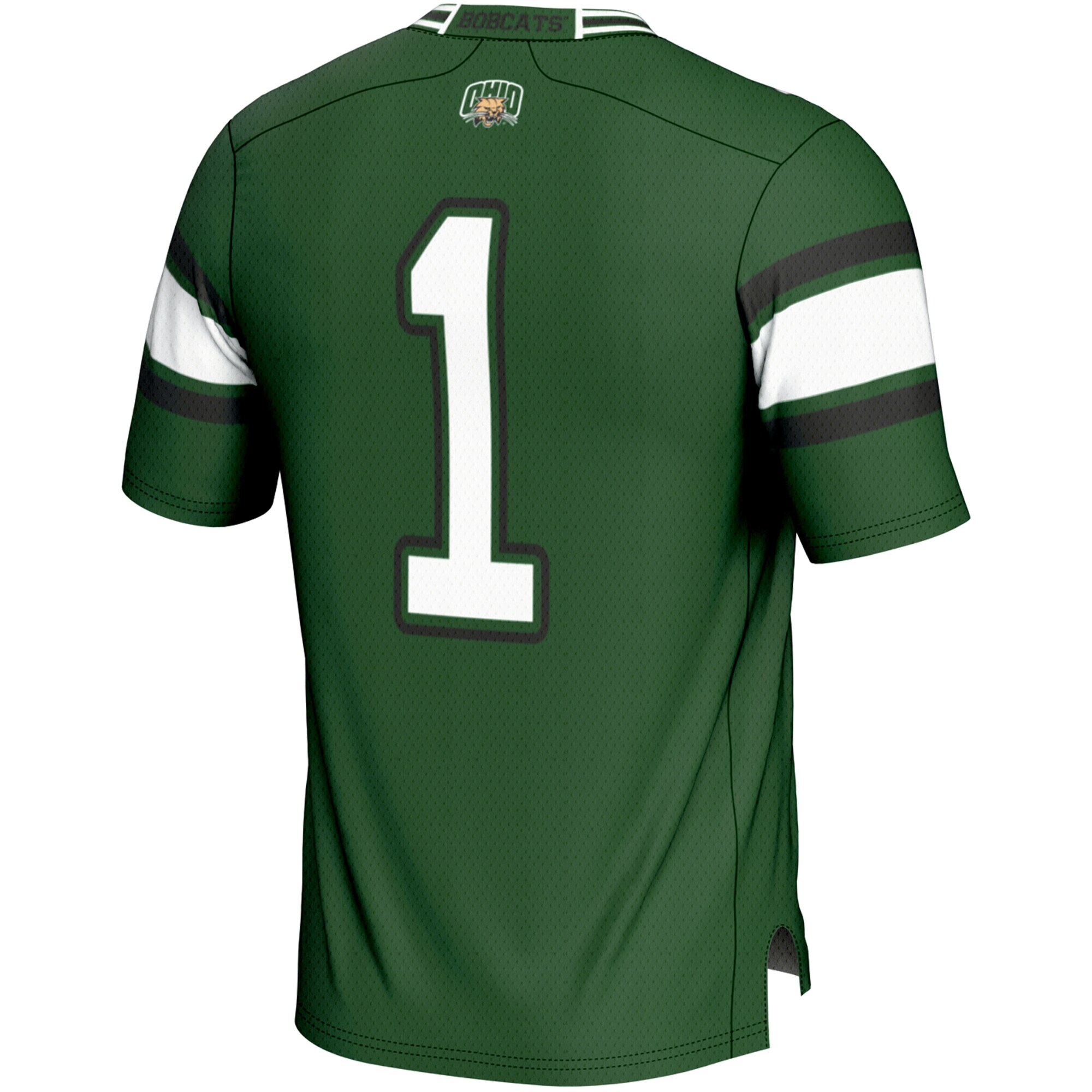 Endzone Ohio Bobcats Game Jersey Green NCAA College Football Fan Wear