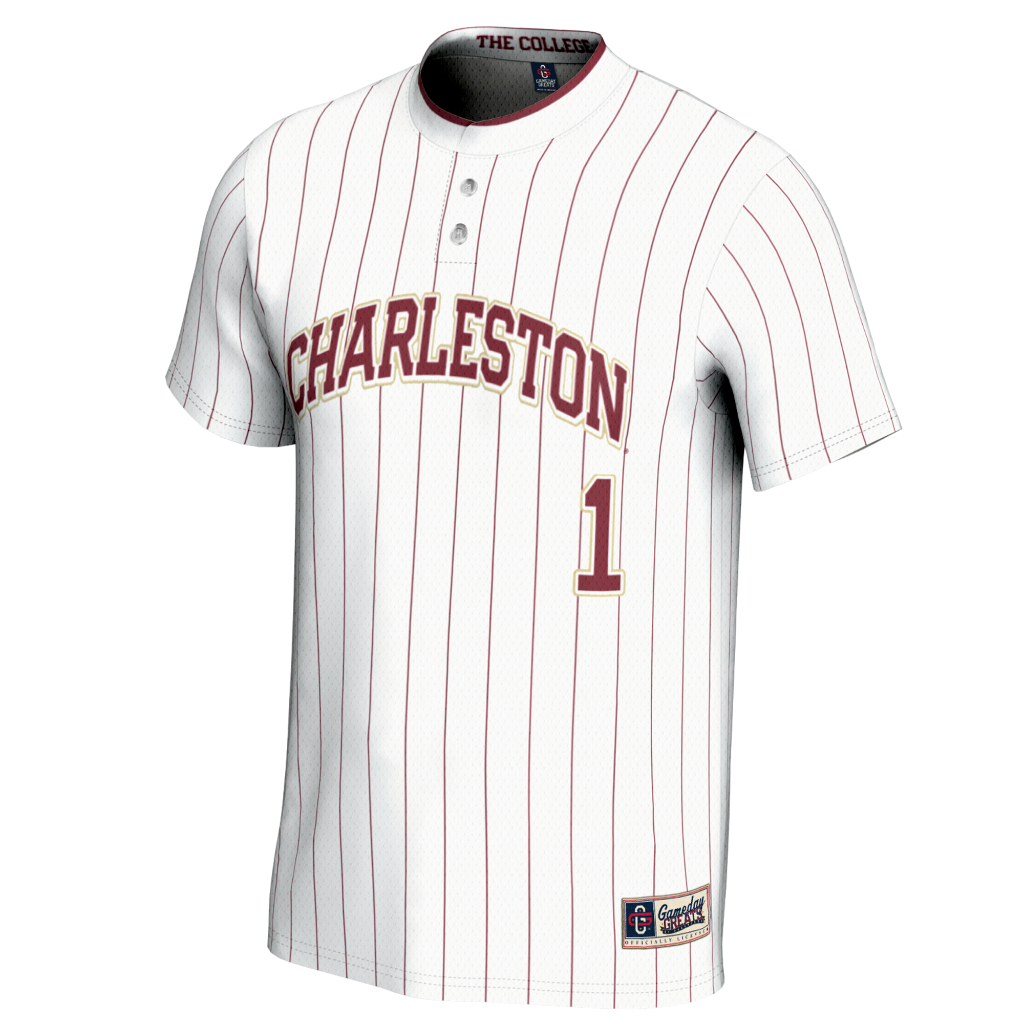 Softball Charleston Cougars Game Jersey White NCAA College Softball Fan Wear