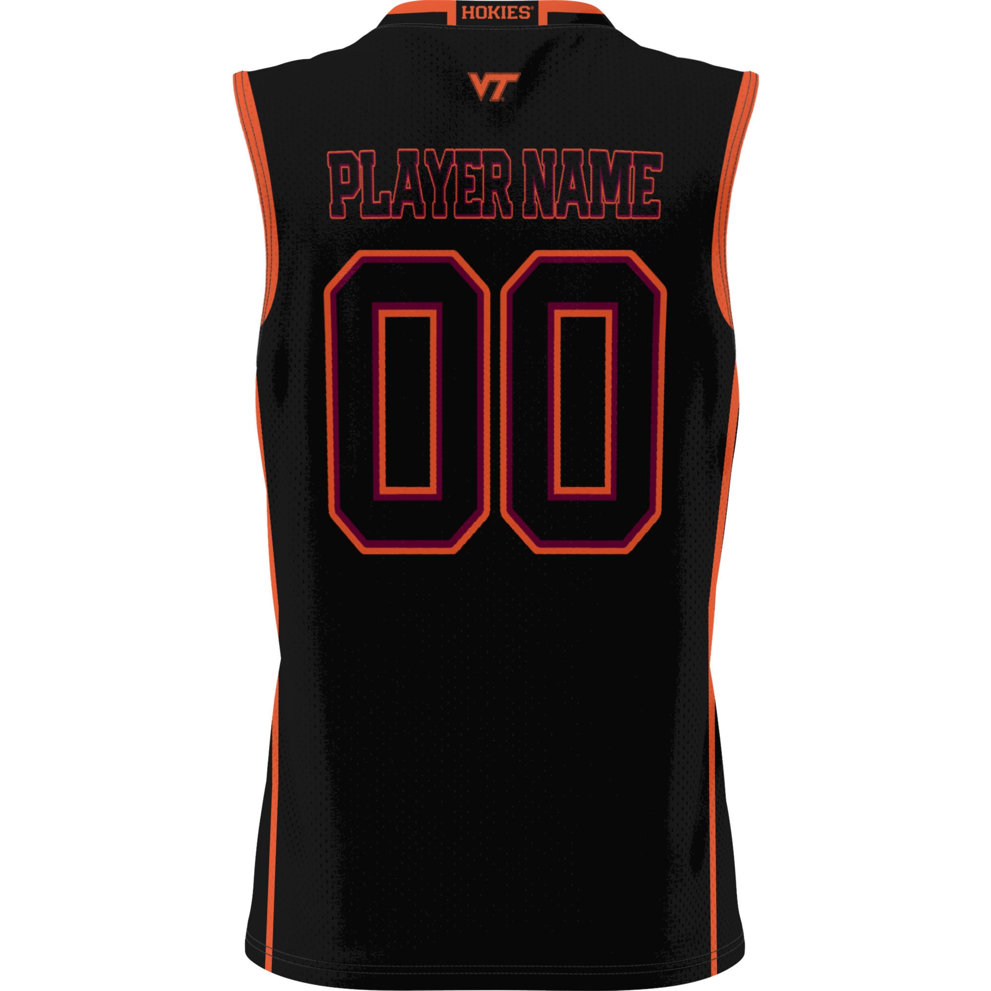 NIL Pick- Basketball Virginia Tech Hokies Player Jersey Black NCAA College Basketball Fan Wear NIL Pick- Basketball