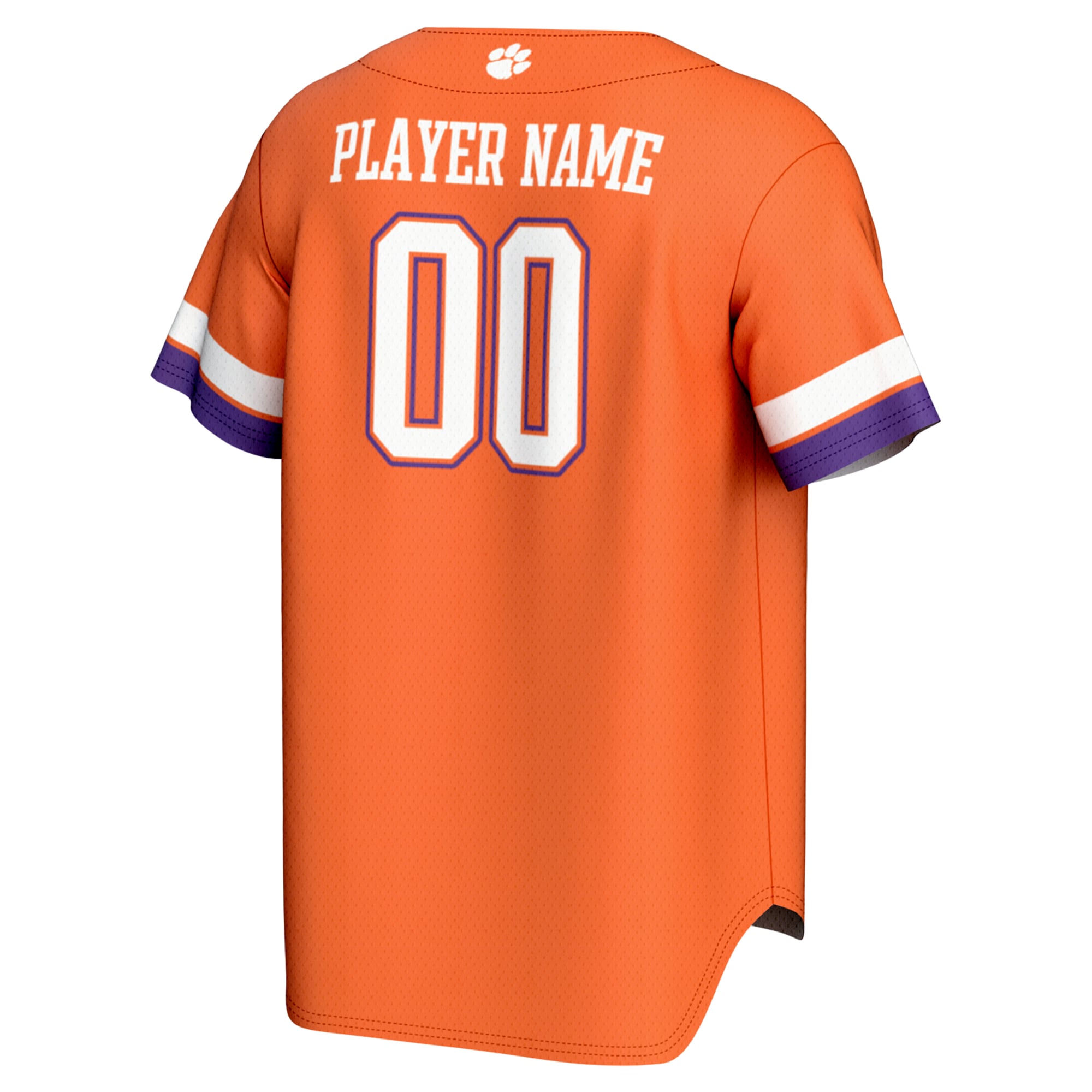 Baseball Fashion Clemson Tigers Game Jersey Orange NCAA College Baseball Fan Wear Baseball Fashion