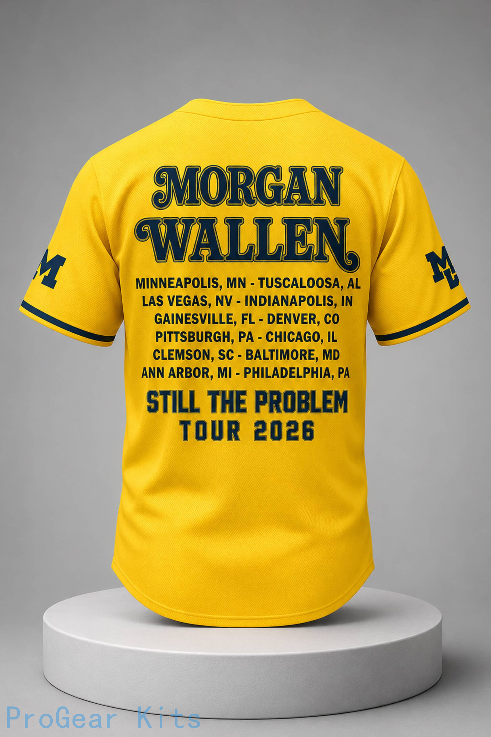 Wallen Still Problem Michigan Wolverines Jersey NCAA College Football Fan Wear Wallen Still Problem