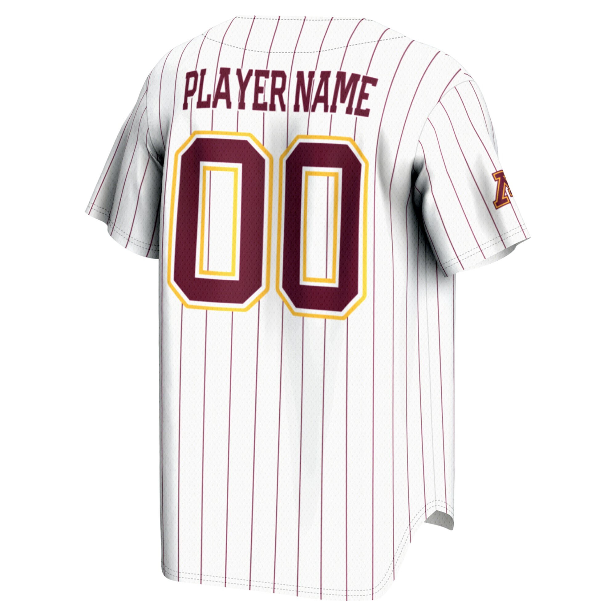 NIL Pick- Baseball Minnesota Golden Gophers Player Jersey White NCAA College Baseball Fan Wear NIL Pick- Baseball