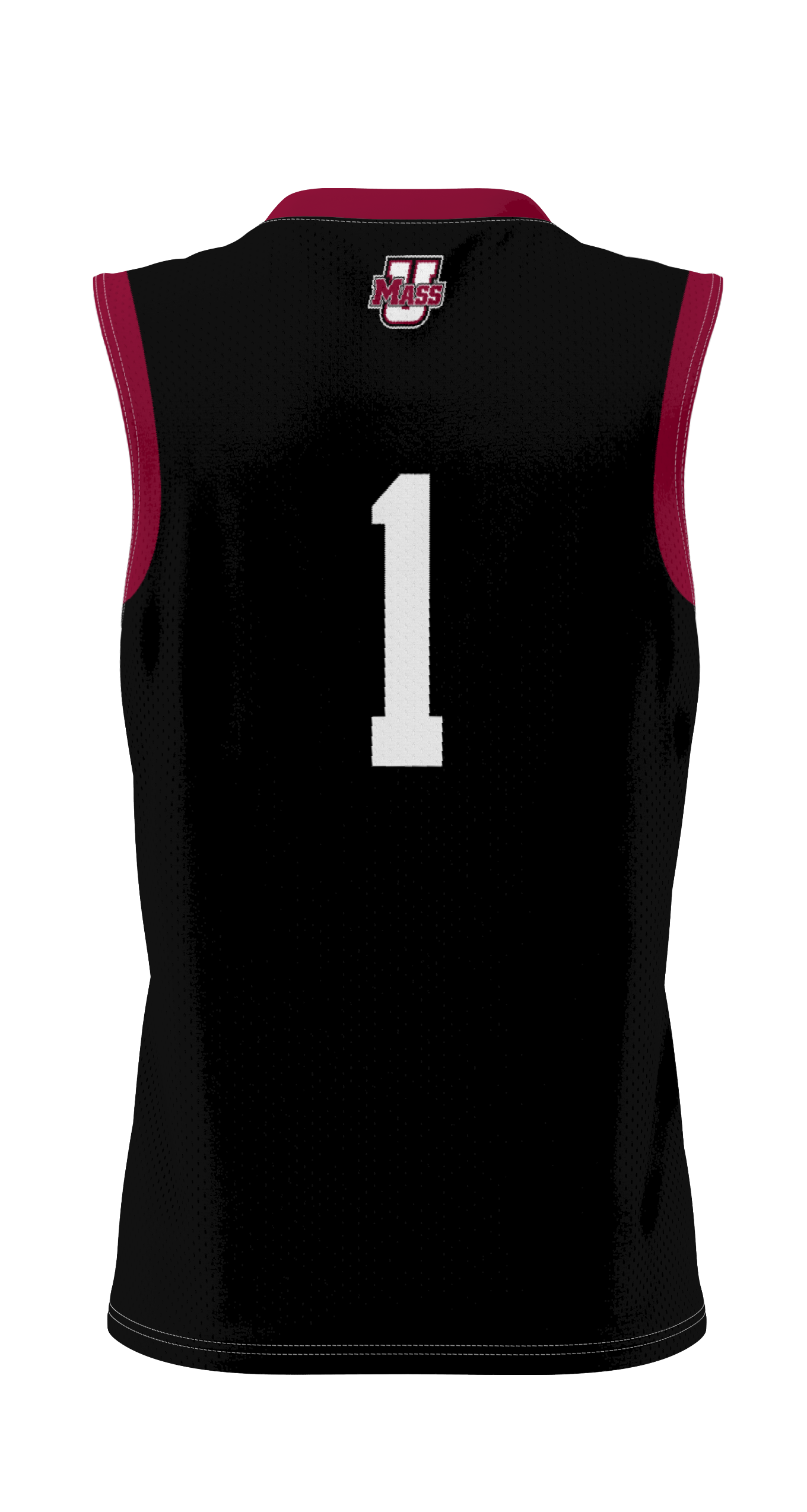 Basketball UMass Minutemen Game Jersey Black NCAA College Basketball Fan Wear Basketball