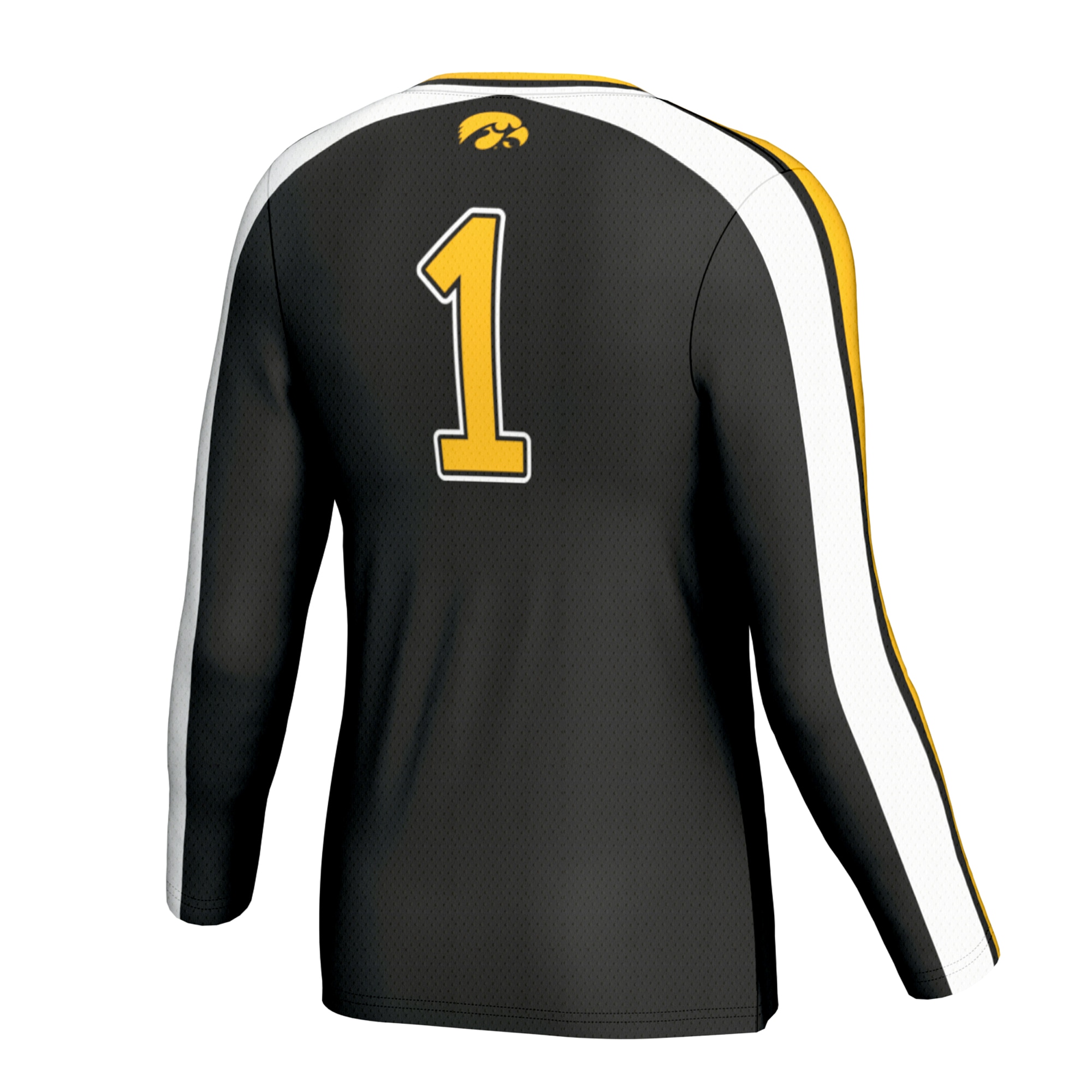 Collegiate Volleyball Fashion Iowa Hawkeyes Game Jersey Black NCAA College Volleyball Fan Wear Collegiate Volleyball Fashion