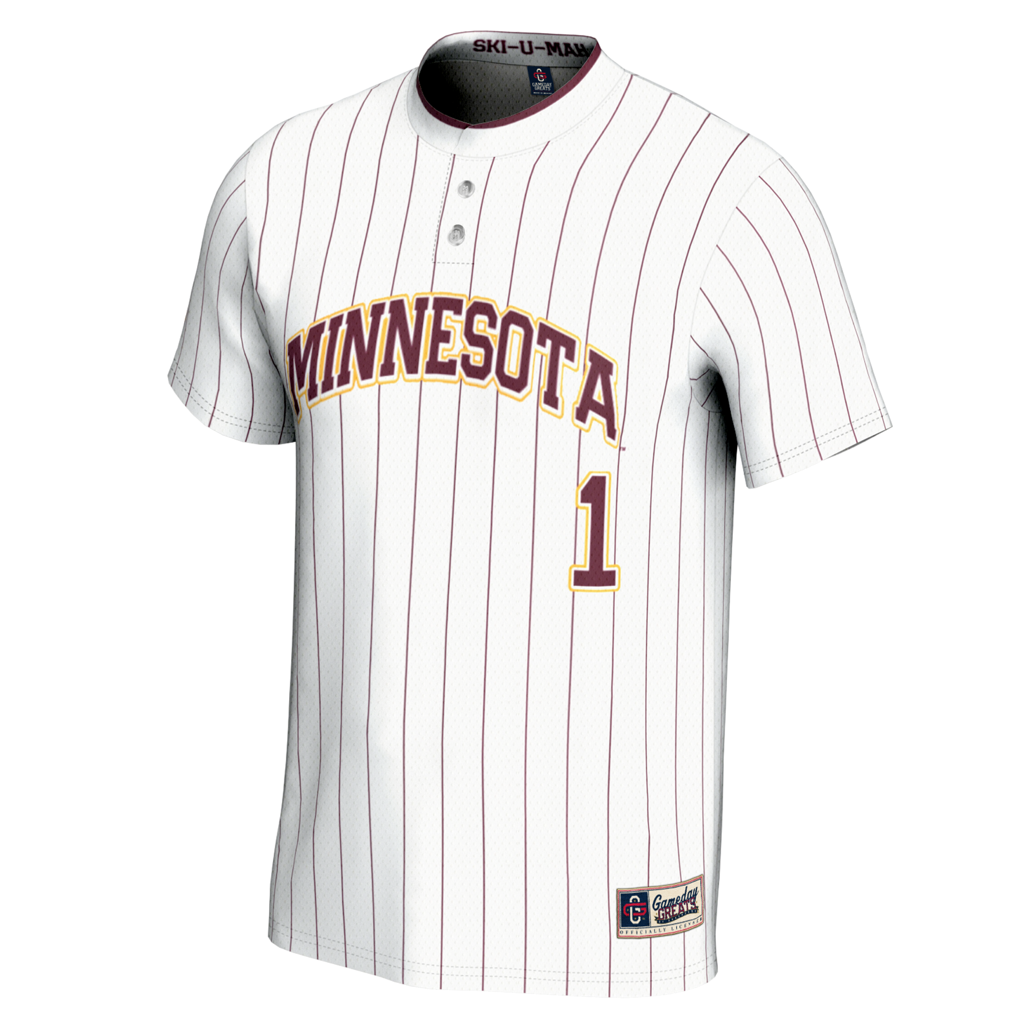 Softball Minnesota Golden Gophers Game Jersey White NCAA College Softball Fan Wear
