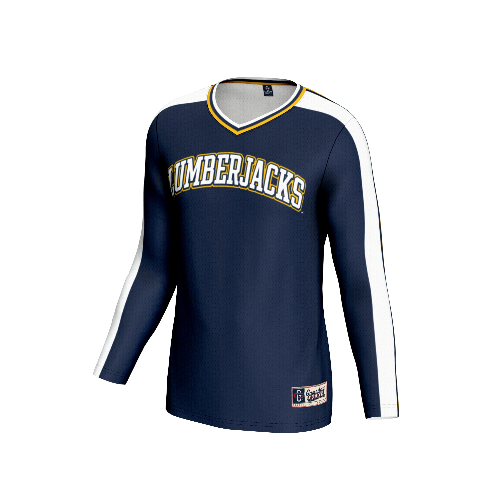 Volleyball Fashion Northern Arizona Lumberjacks Game Jersey No.1 Navy NCAA College Volleyball Fan Wear