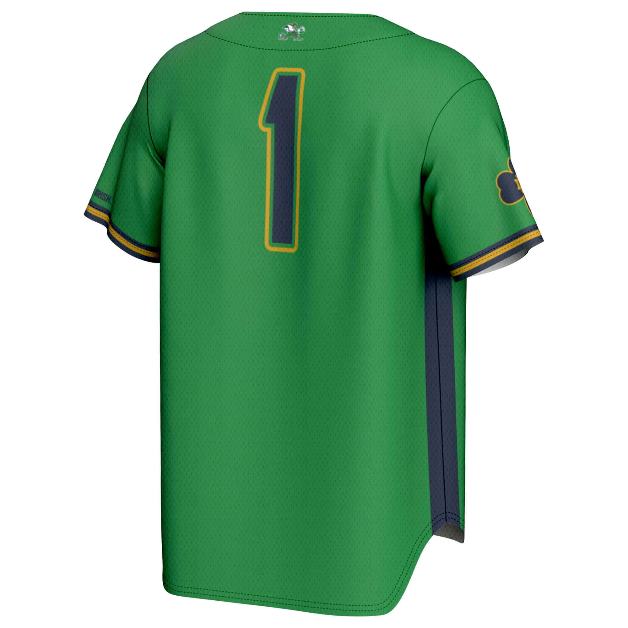 Baseball Notre Dame Fighting Irish Game Jersey Green NCAA College Baseball Fan Wear Baseball