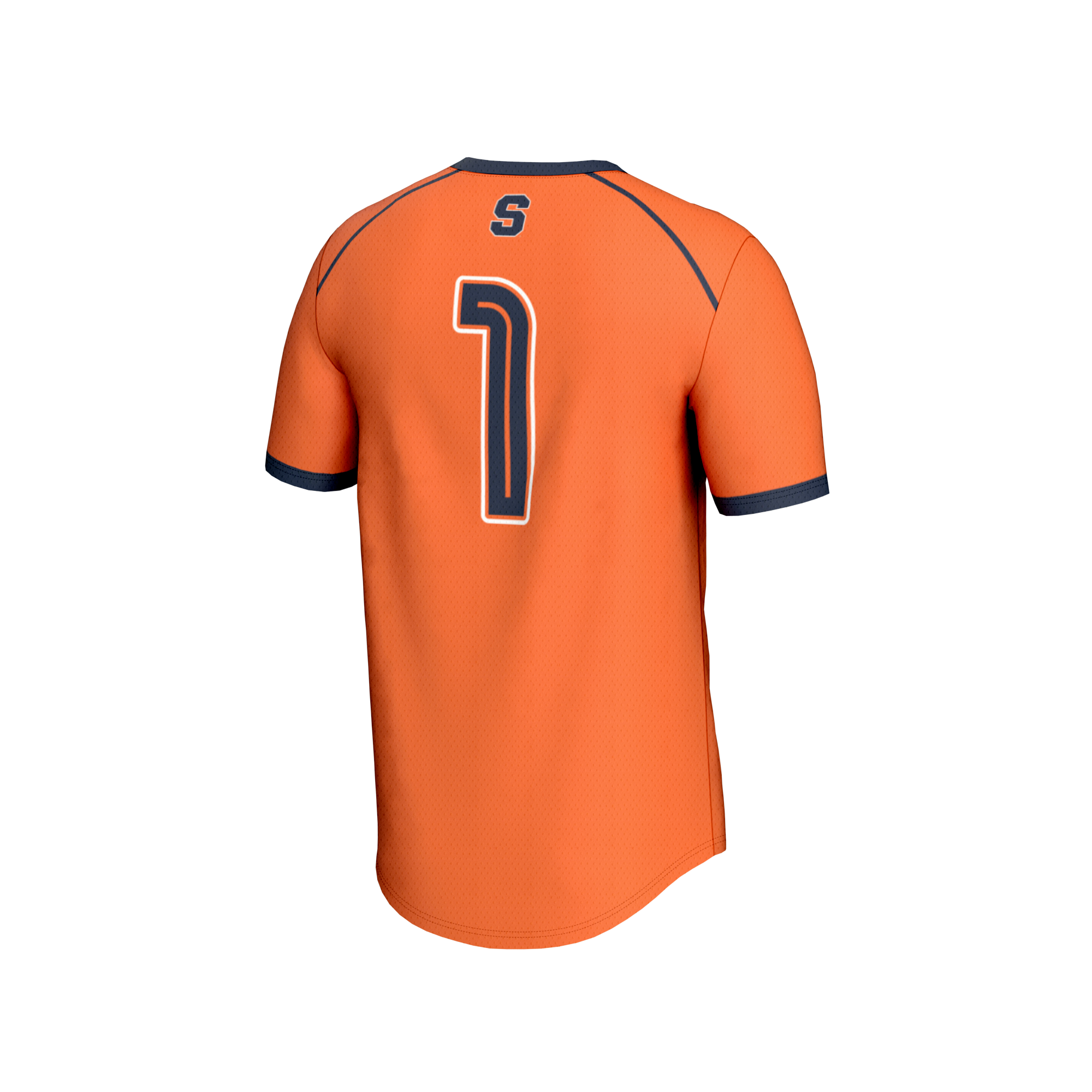 Lacrosse Fashion Syracuse Orange Game Jersey No.1 Orange NCAA College Lacrosse Fan Wear