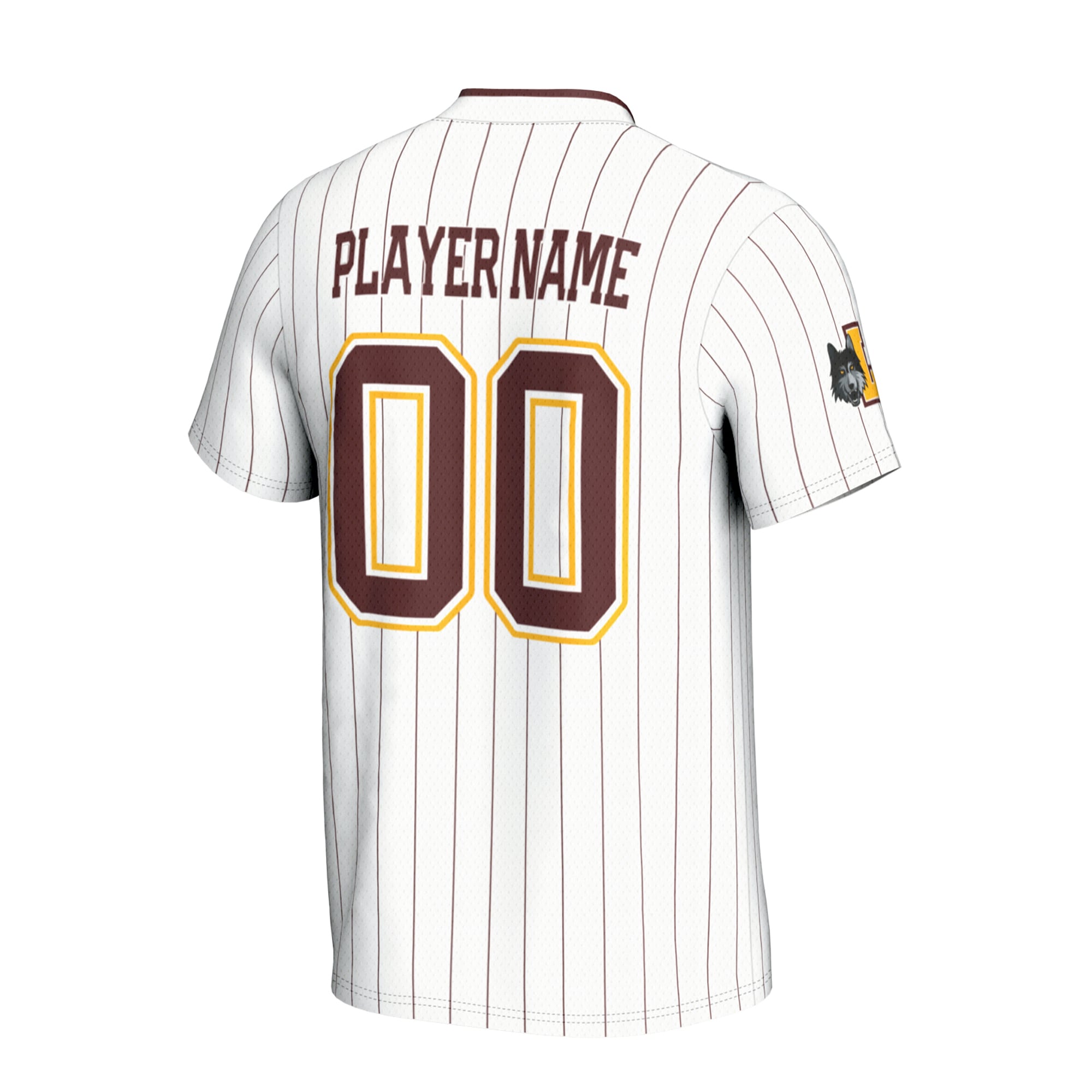 NIL Pick Loyola Chicago Ramblers Player Jersey White NCAA College Football Fan Wear