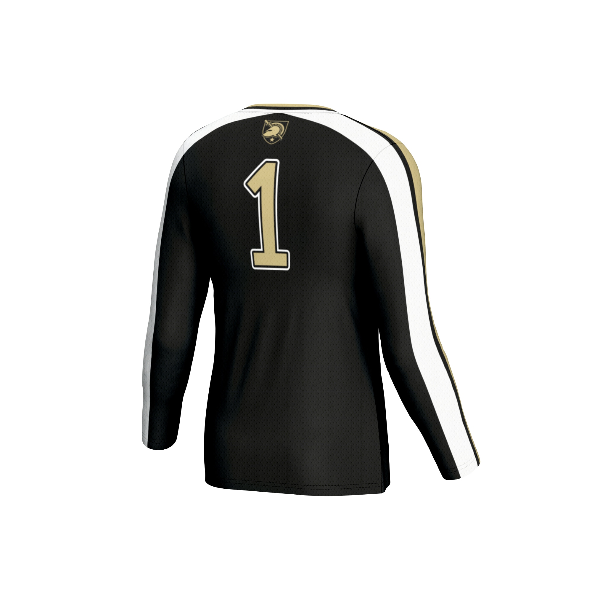 Volleyball Fashion Army Black Knights Game Jersey No.1 Black NCAA College Volleyball Fan Wear