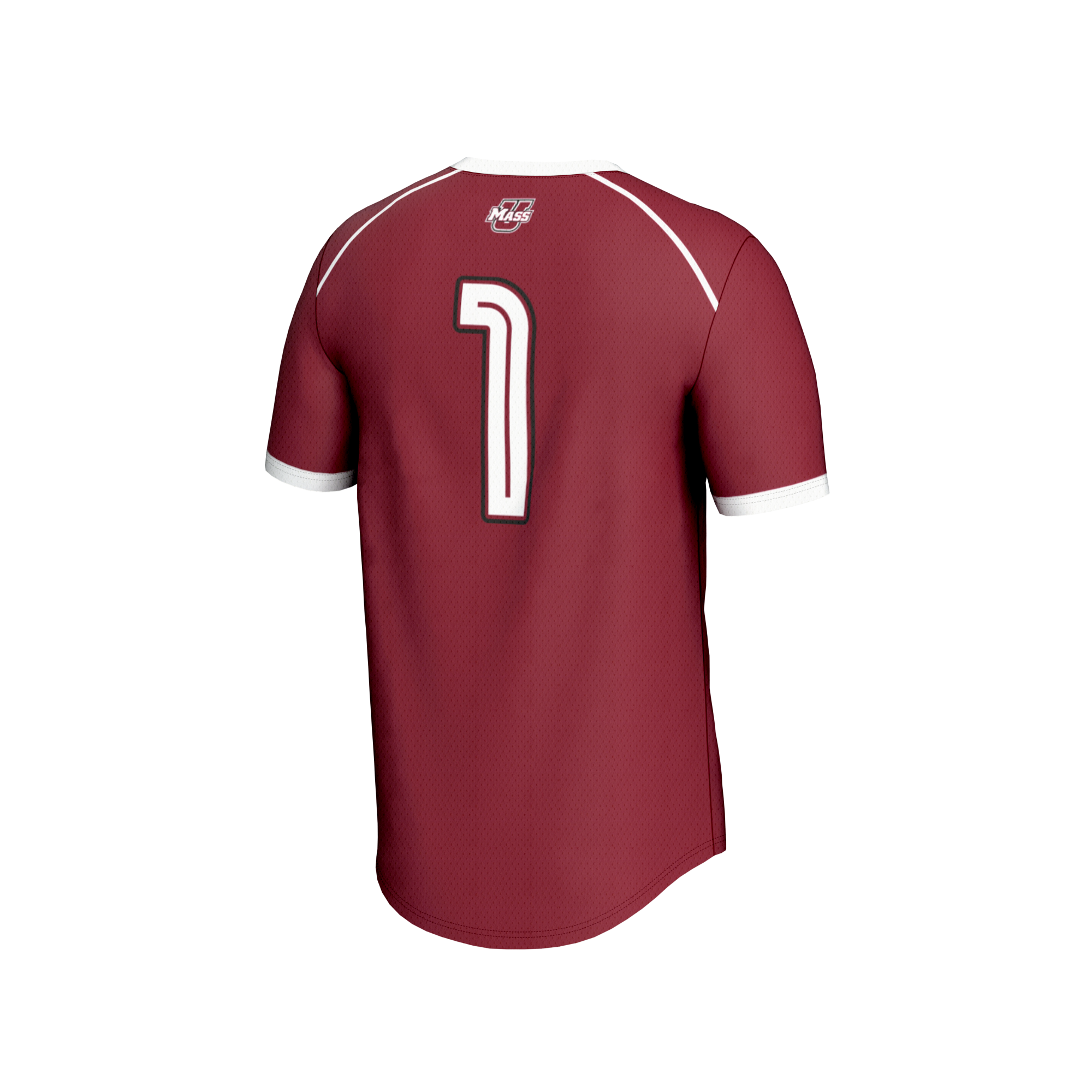 Lacrosse Fashion UMass Minutemen Game Jersey Maroon NCAA College Lacrosse Fan Wear