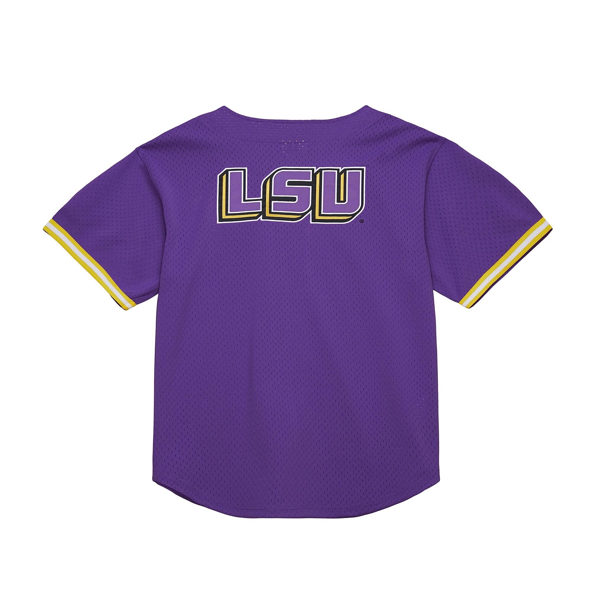 Time Front LSU Tigers Game Jersey Purple NCAA College Football Fan Wear Time Front