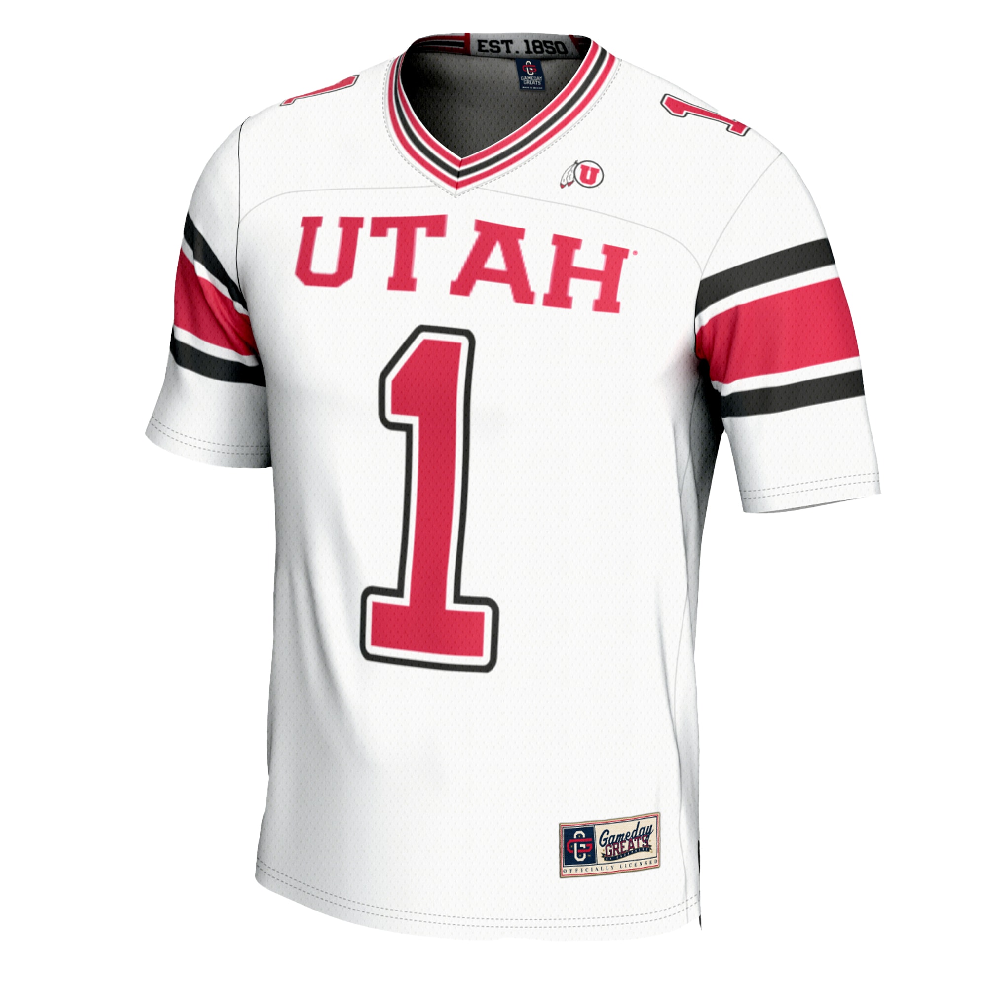 Utah Utes Game Jersey Cardinal NCAA College Football Fan Wear