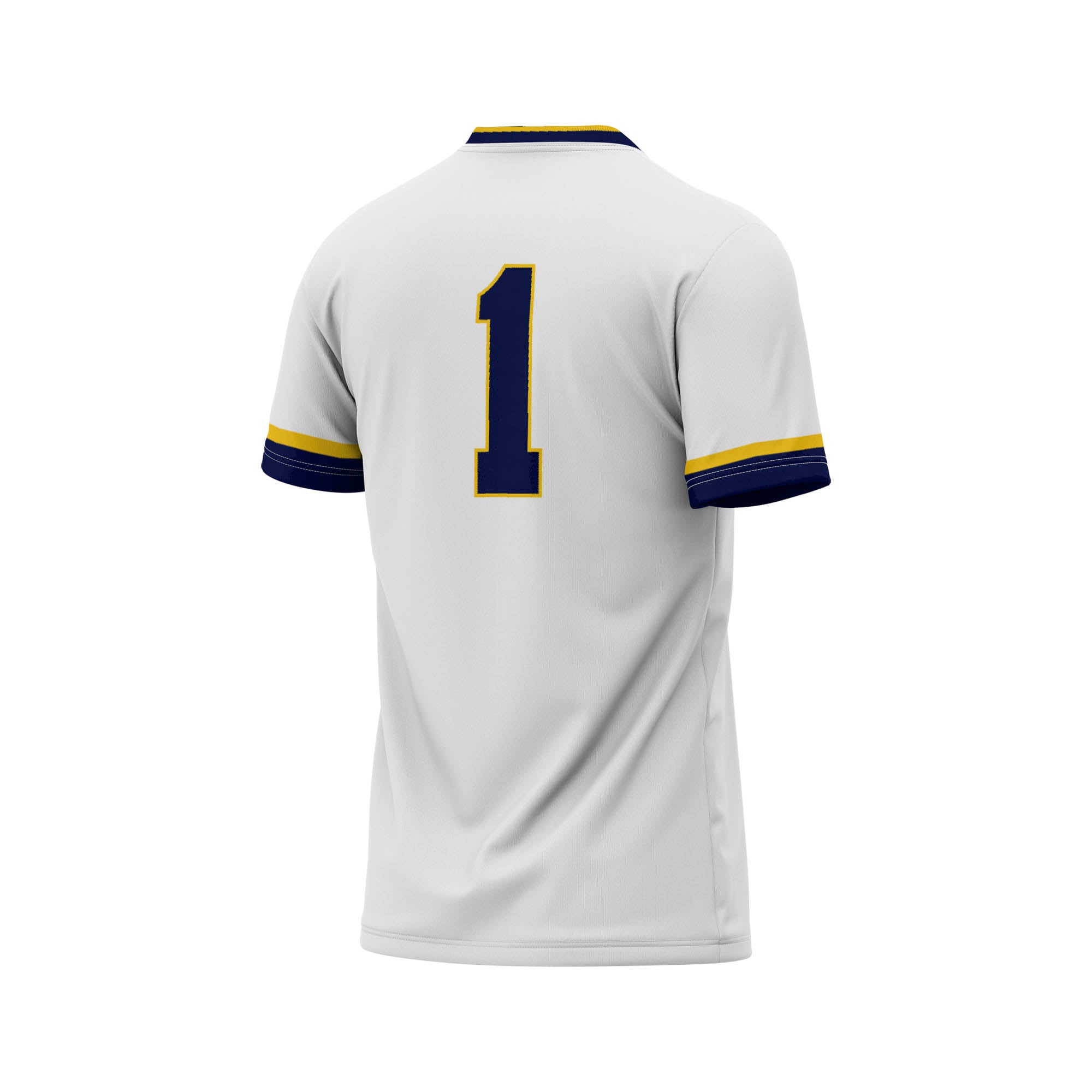 Soccer Fashion Cal Bears Game Jersey White NCAA College Soccer Fan Wear