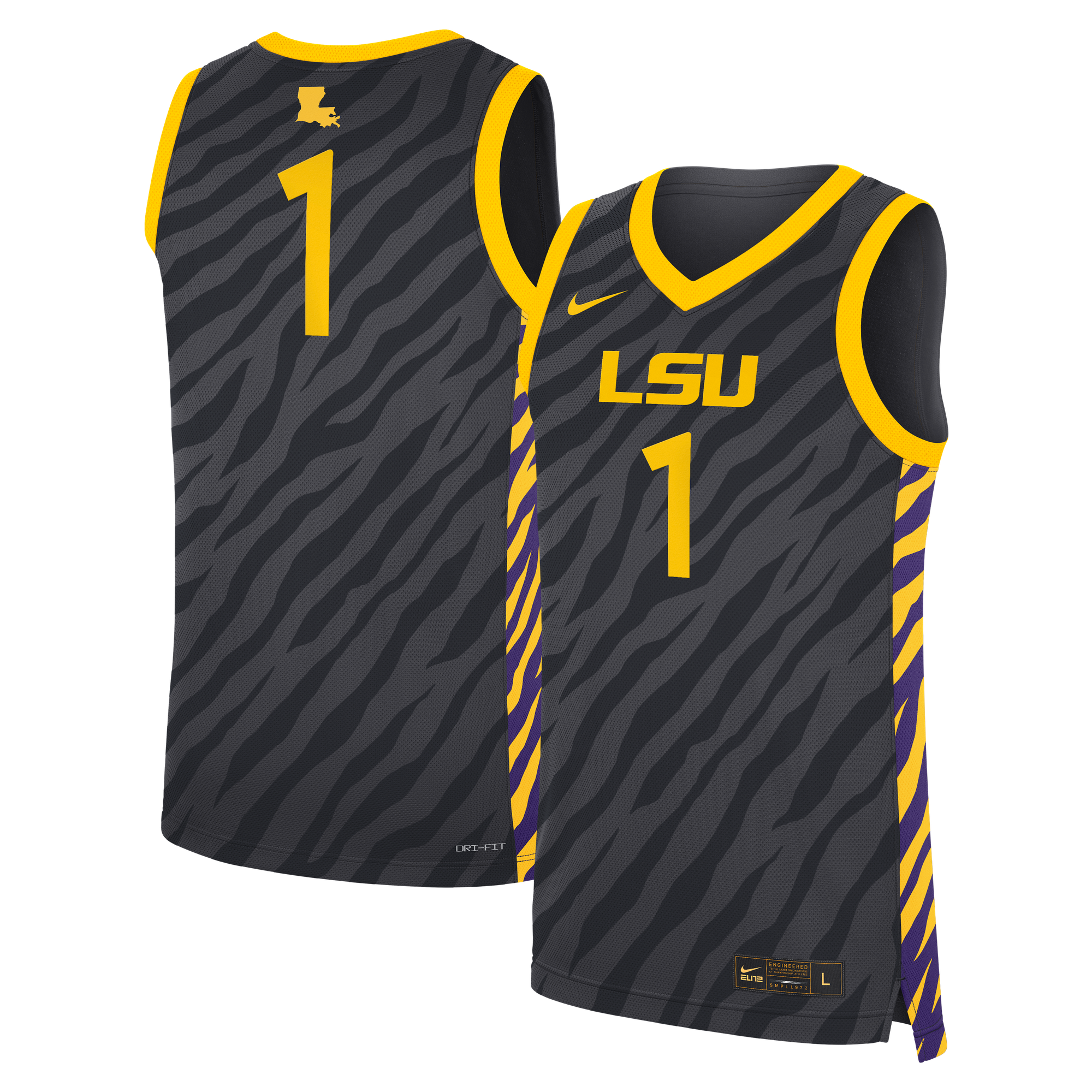 LSU Tigers Jersey NCAA College Basketball Fan Wear