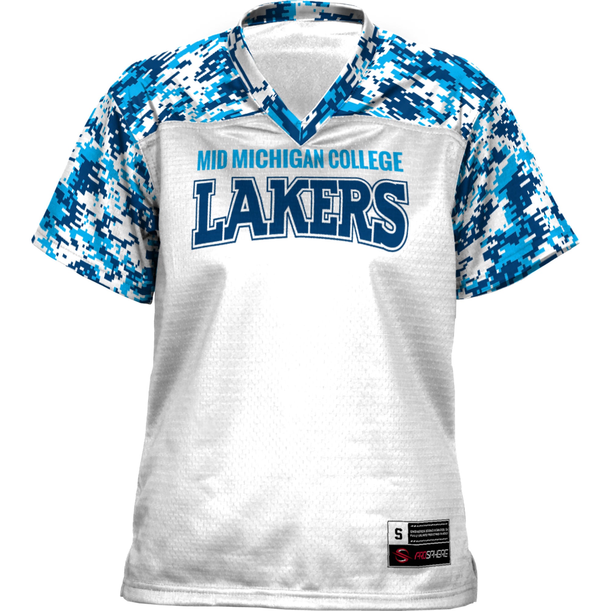 White Mid Michigan College Game Jersey White NCAA College Football Fan Wear White