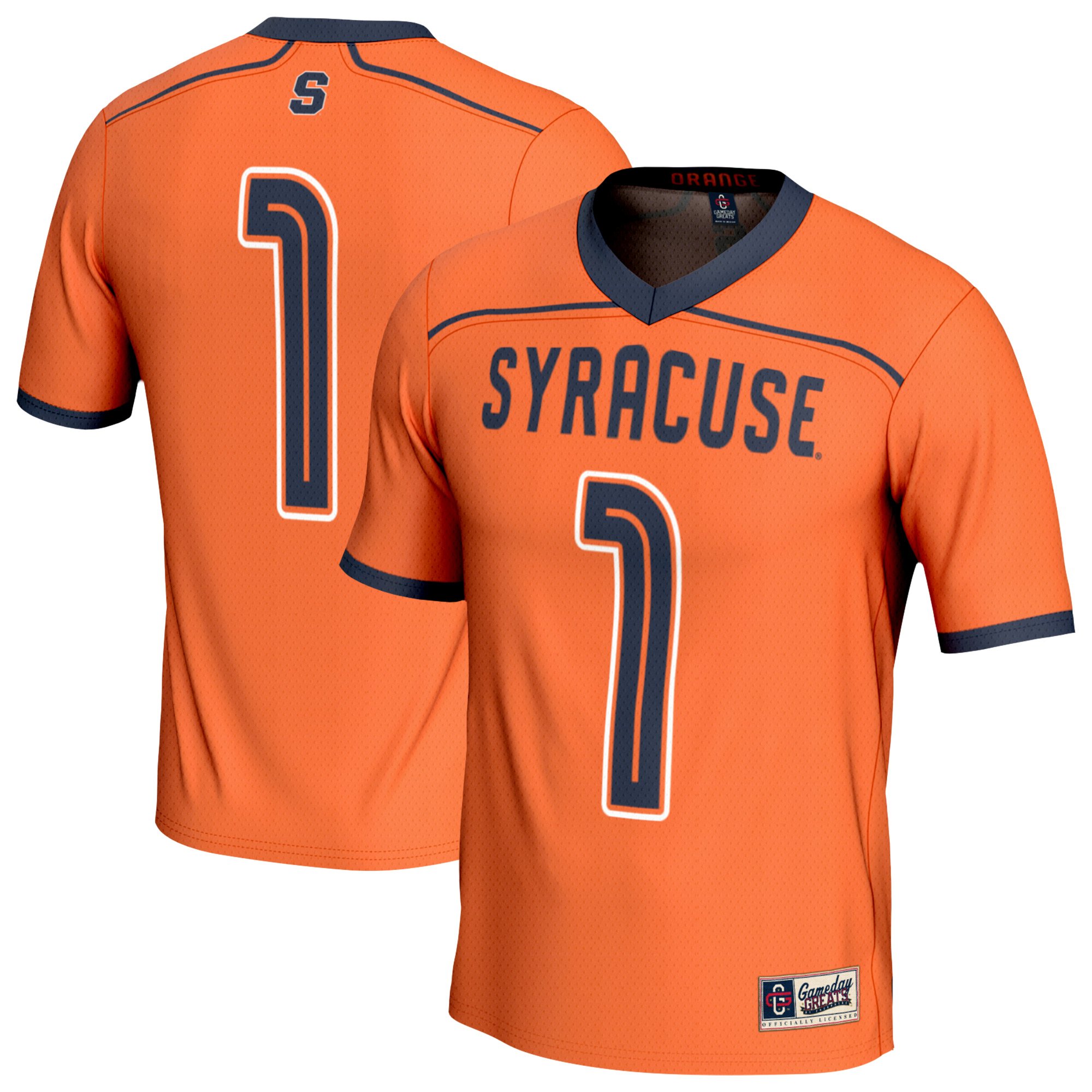 Ultra-Light Street Lacrosse Syracuse Orange Jersey Orange NCAA College Lacrosse Fan Wear