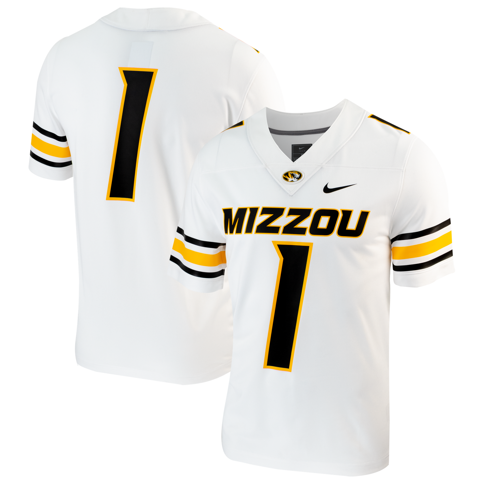 American Football Away Jersey White NCAA College Football Fan Wear