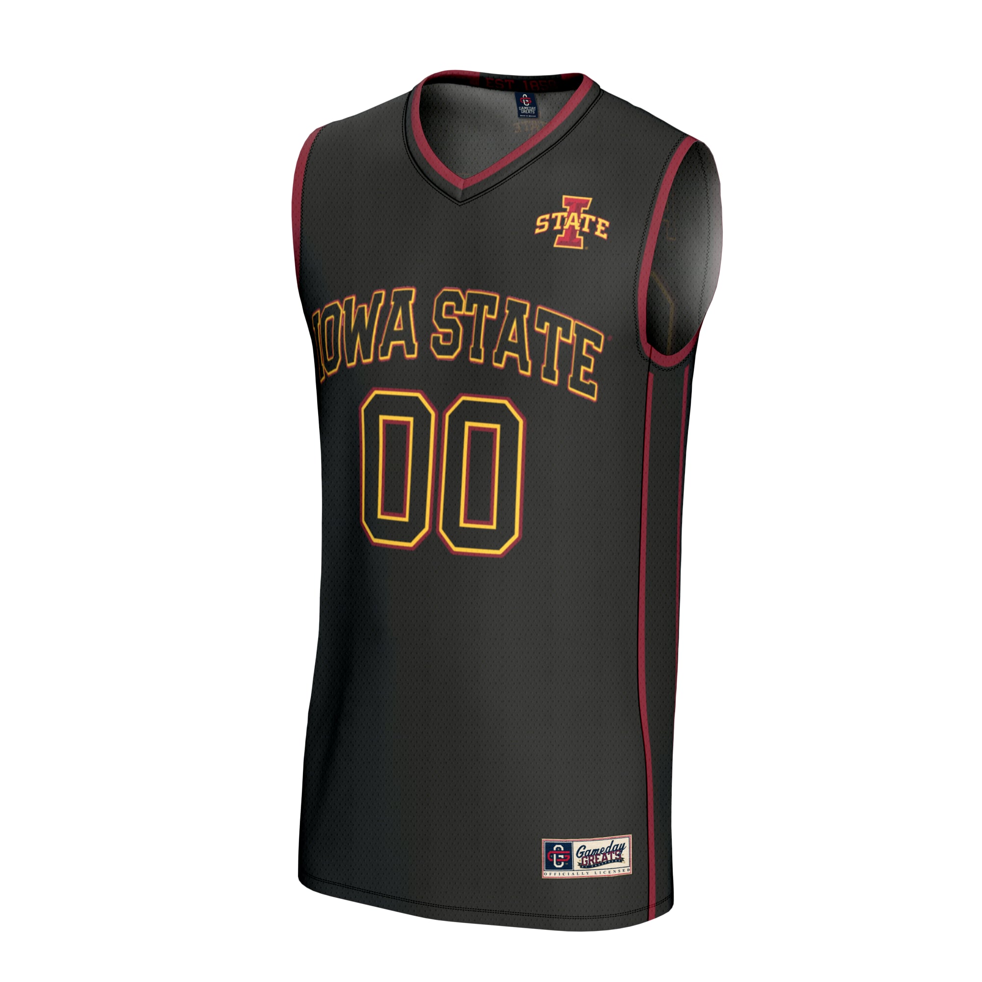 Collegiate Basketball NIL Iowa State Cyclones Player Jersey Black NCAA College Basketball Fan Wear