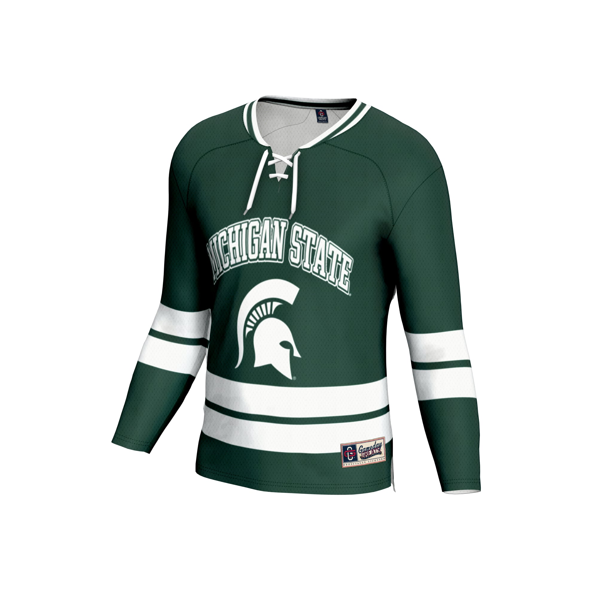 Hockey Fashion Michigan State Spartans Jersey Green NCAA College Hockey Fan Wear