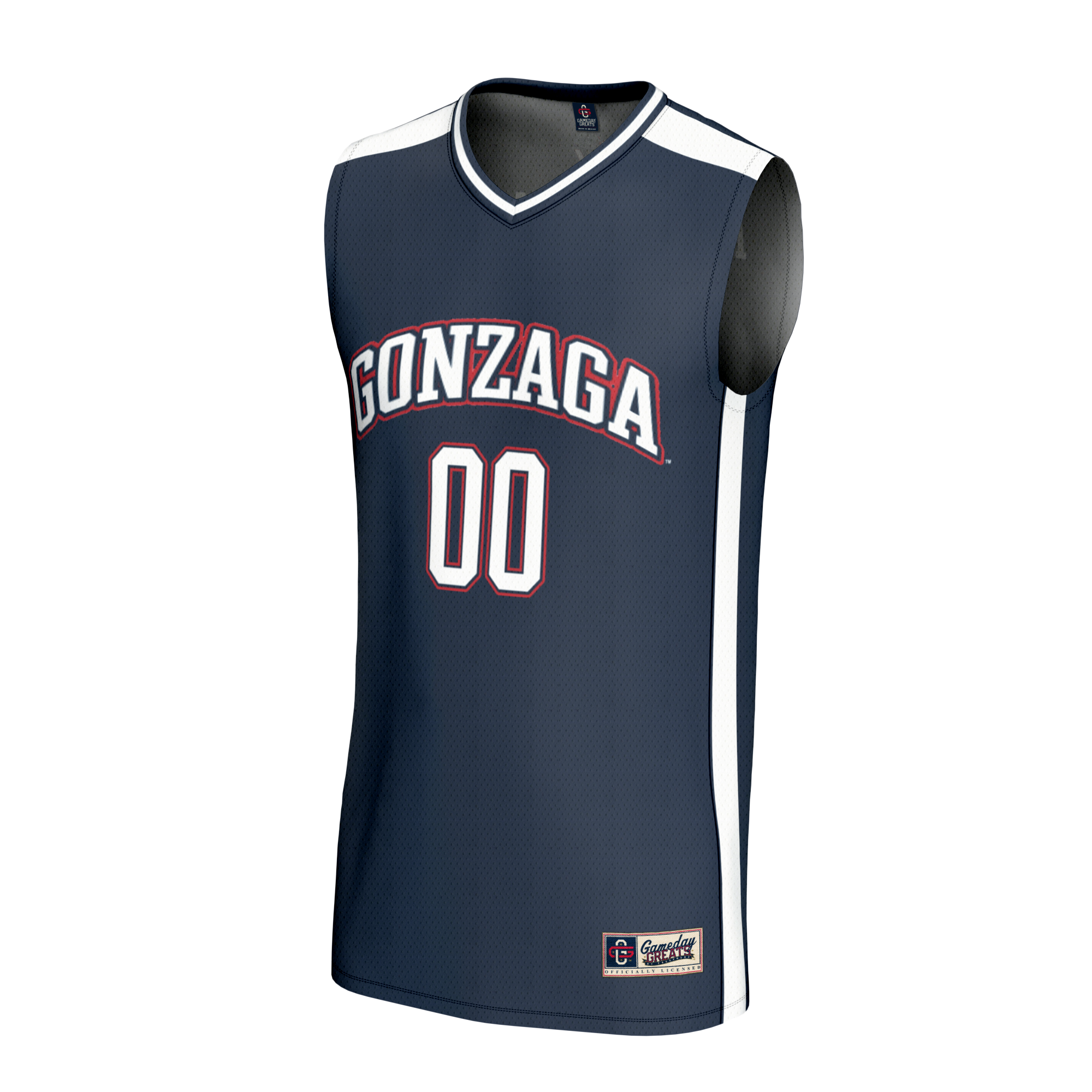 Collegiate Gonzaga Bulldogs Player Jersey Navy NCAA College Basketball Fan Wear