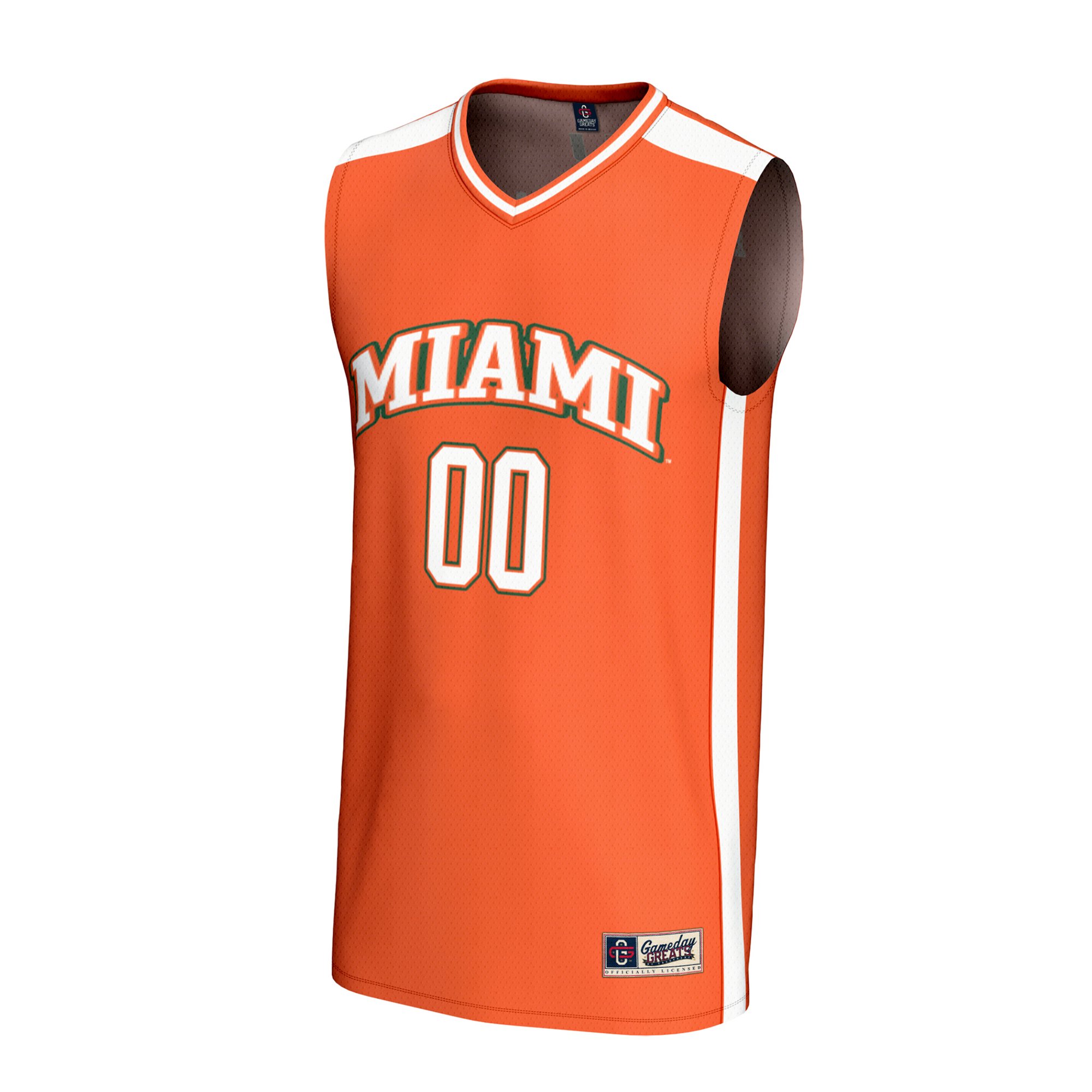 Collegiate Basketball Pick- Miami Hurricanes Player Jersey Orange NCAA College Basketball Fan Wear