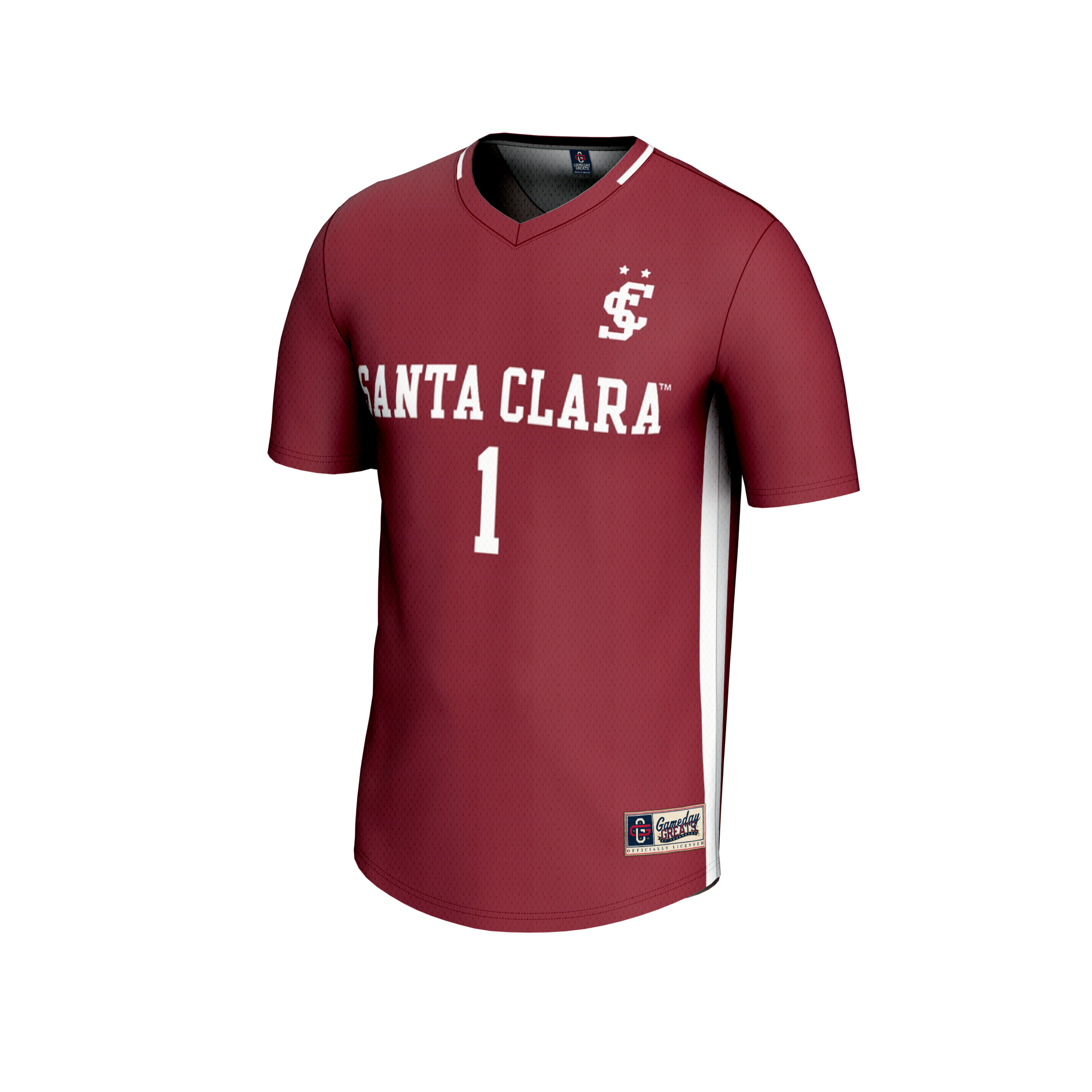 Soccer Fashion Santa Clara Broncos Game Jersey Maroon NCAA College Soccer Fan Wear