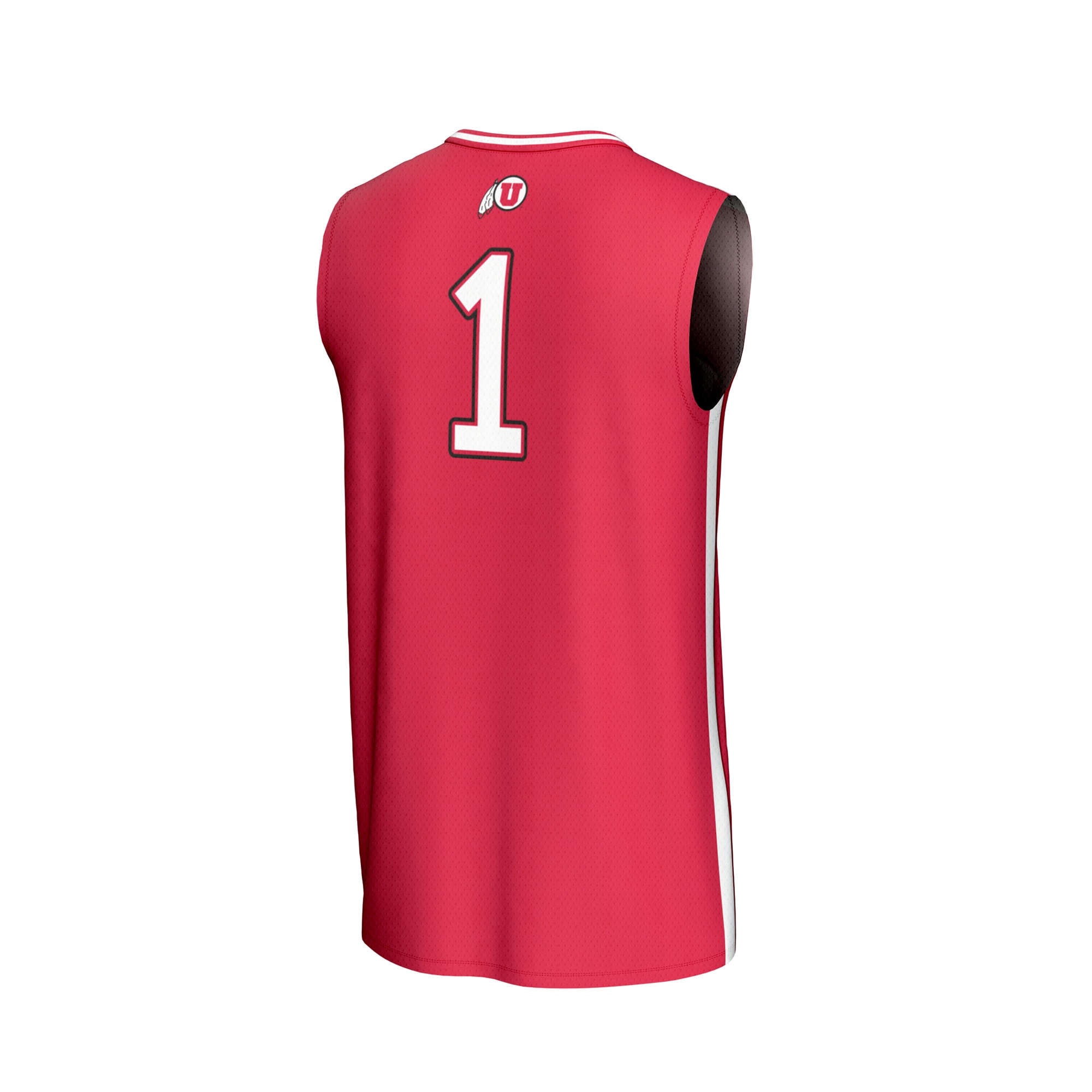 Basketball Fashion Utah Utes Game Jersey Red NCAA College Basketball Fan Wear Basketball Fashion