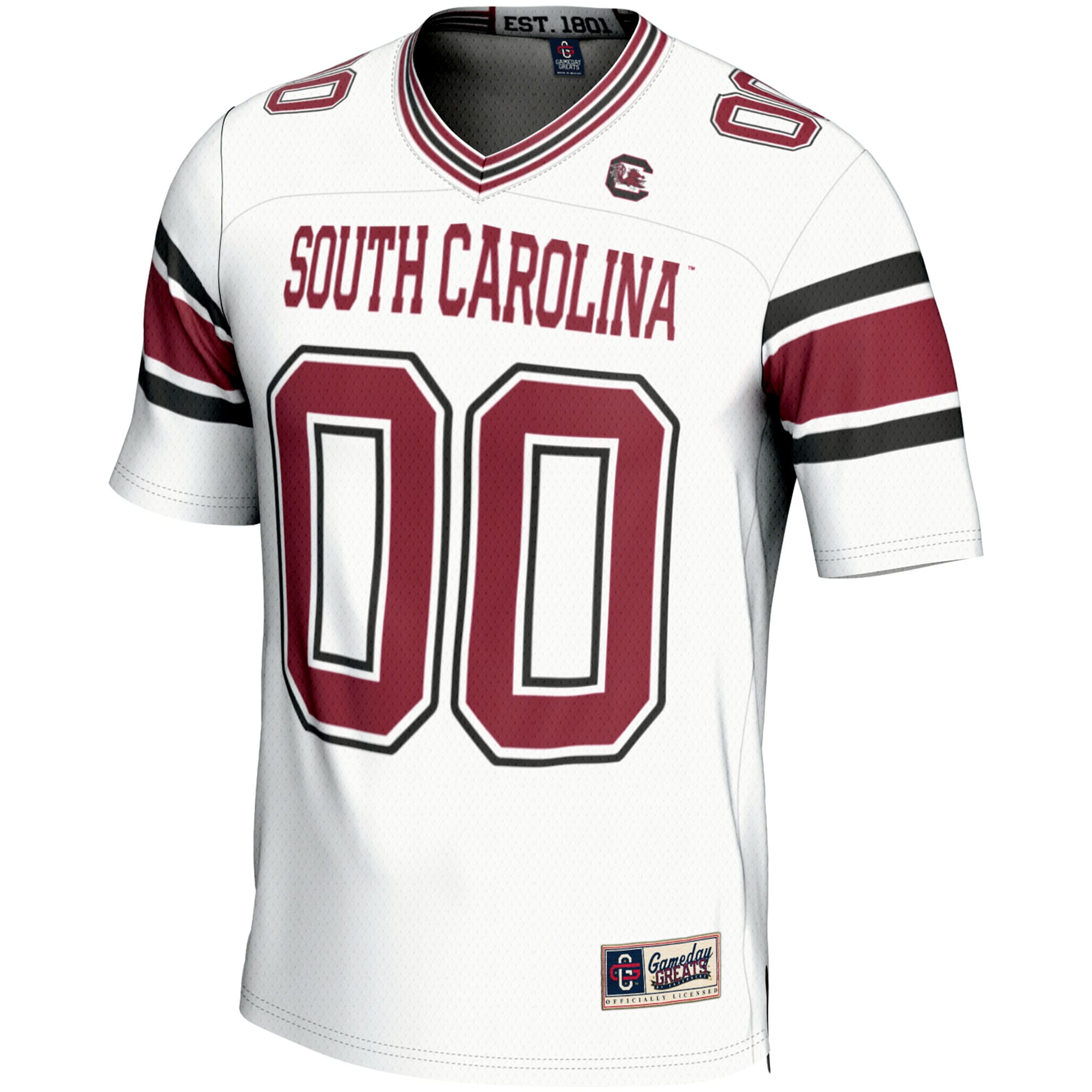 NIL Pick South Carolina Gamecocks Player Jersey White NCAA College Football Fan Wear