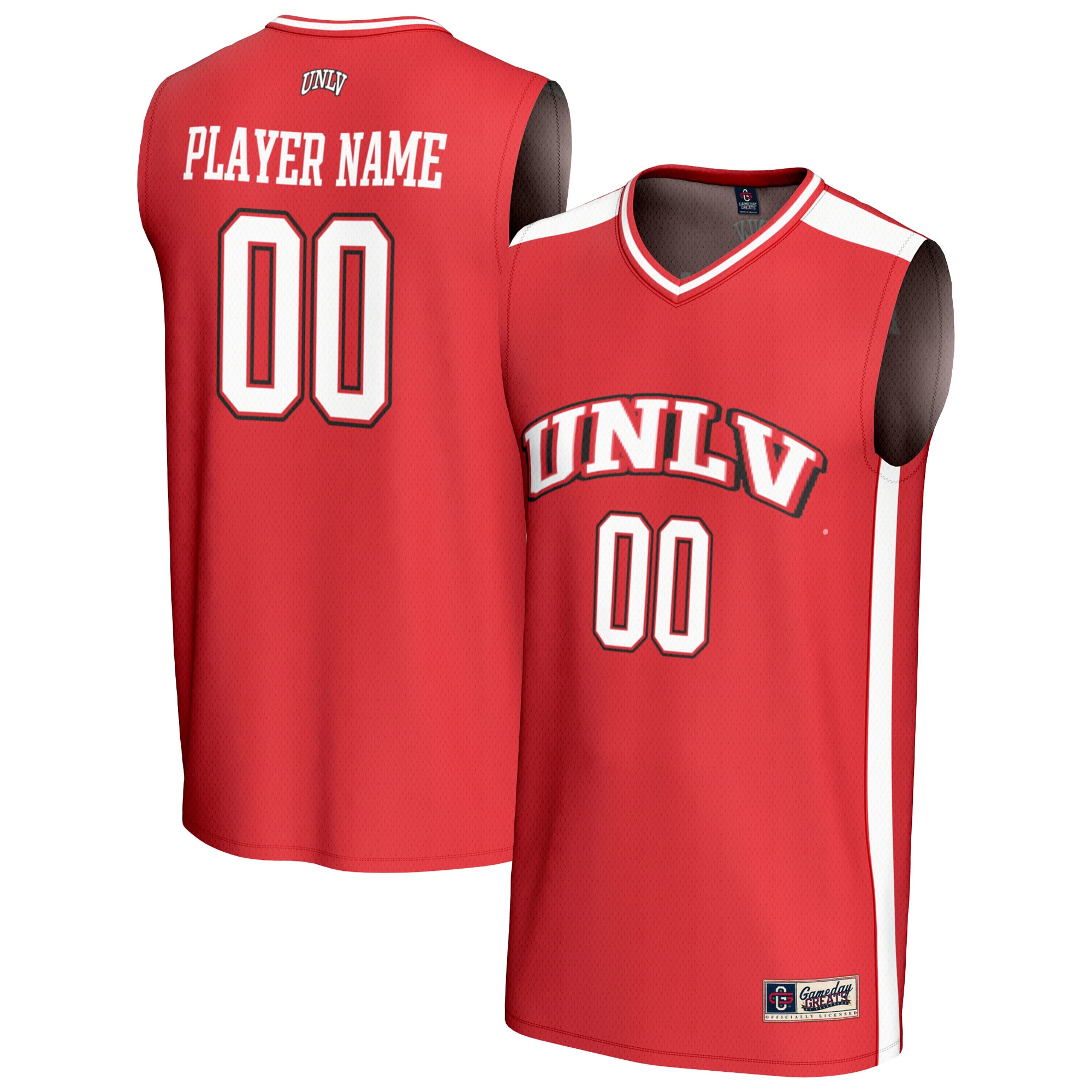 Collegiate UNLV Rebels Player Jersey Scarlet NCAA College Basketball Fan Wear