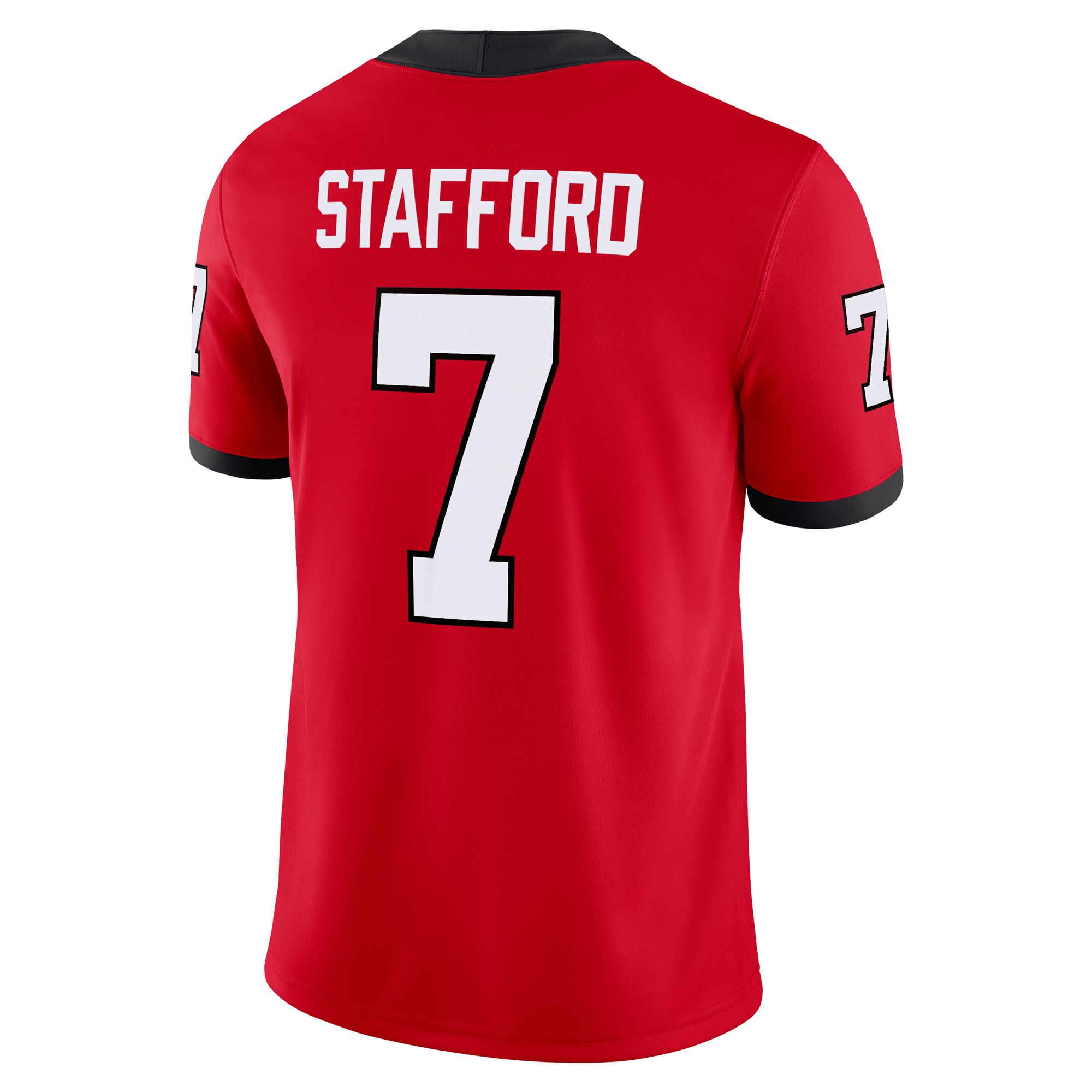 Matthew Stafford Georgia Bulldogs Game Jersey Red NCAA College Football Fan Wear