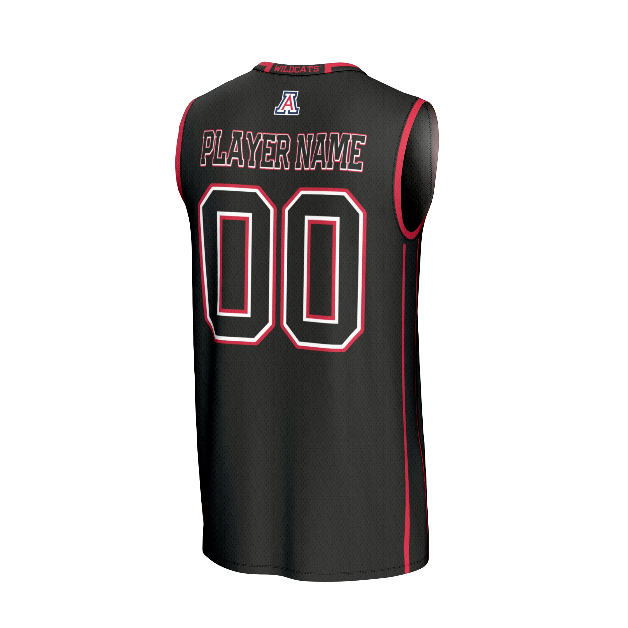 Collegiate Basketball NIL Arizona Wildcats Player Jersey Black NCAA College Basketball Fan Wear Collegiate Basketball NIL