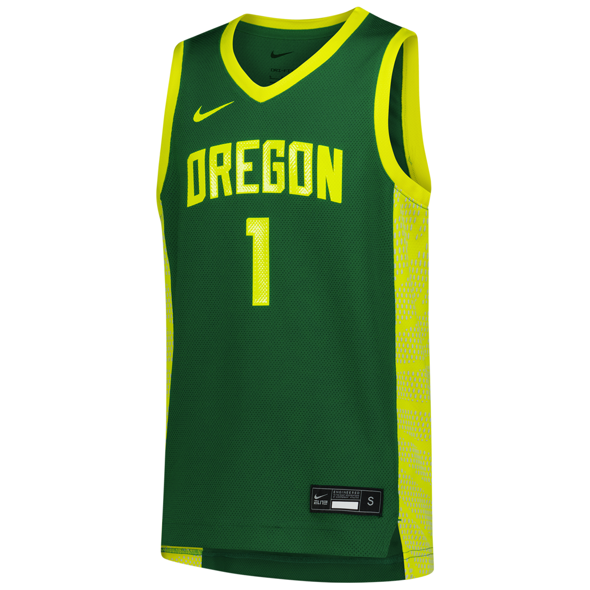 Basketball Oregon Ducks Replica Jersey Green NCAA College Basketball Fan Wear