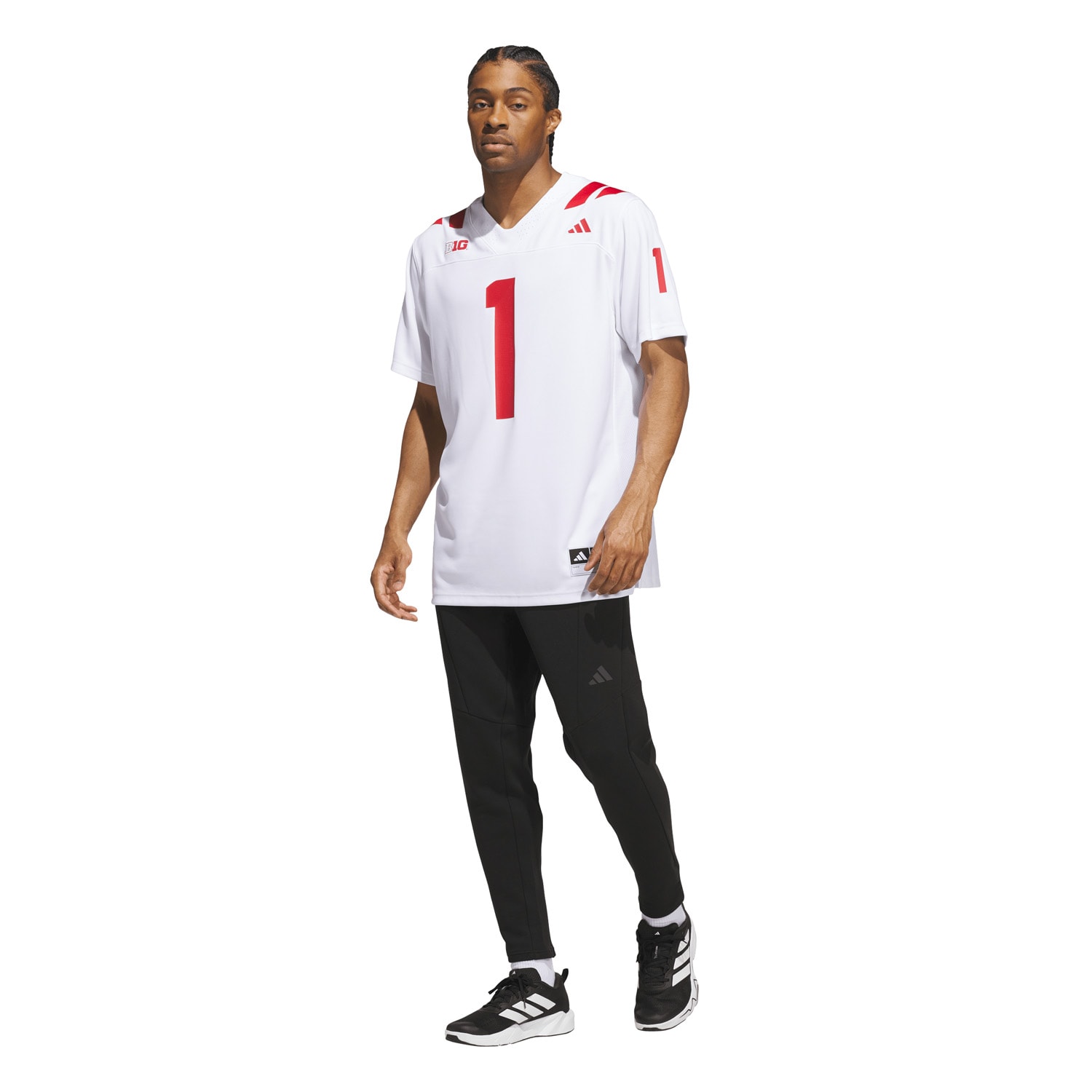 Nebraska Huskers Away Jersey White NCAA College Football Fan Wear