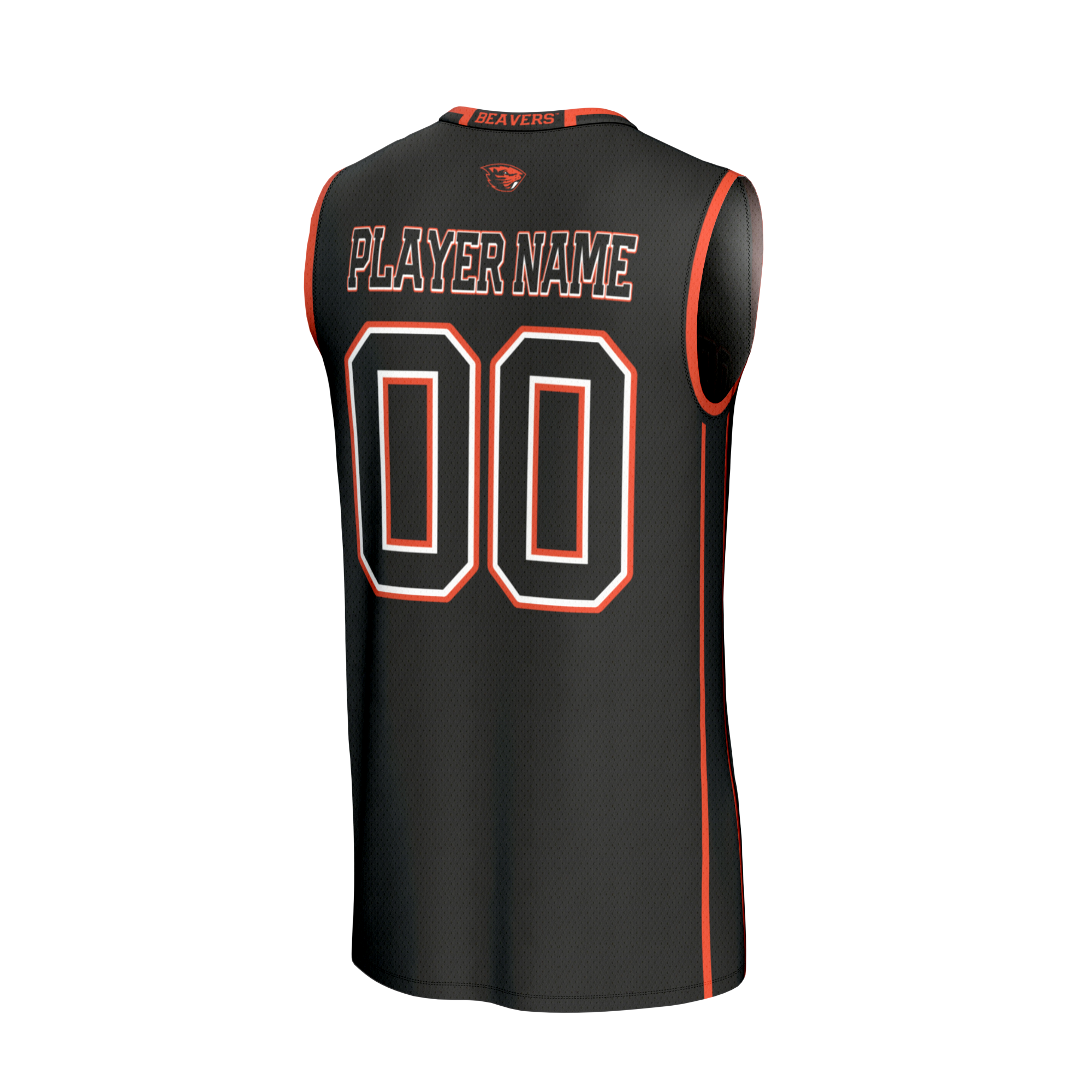 Collegiate Oregon State Beavers Player Jersey Black NCAA College Basketball Fan Wear