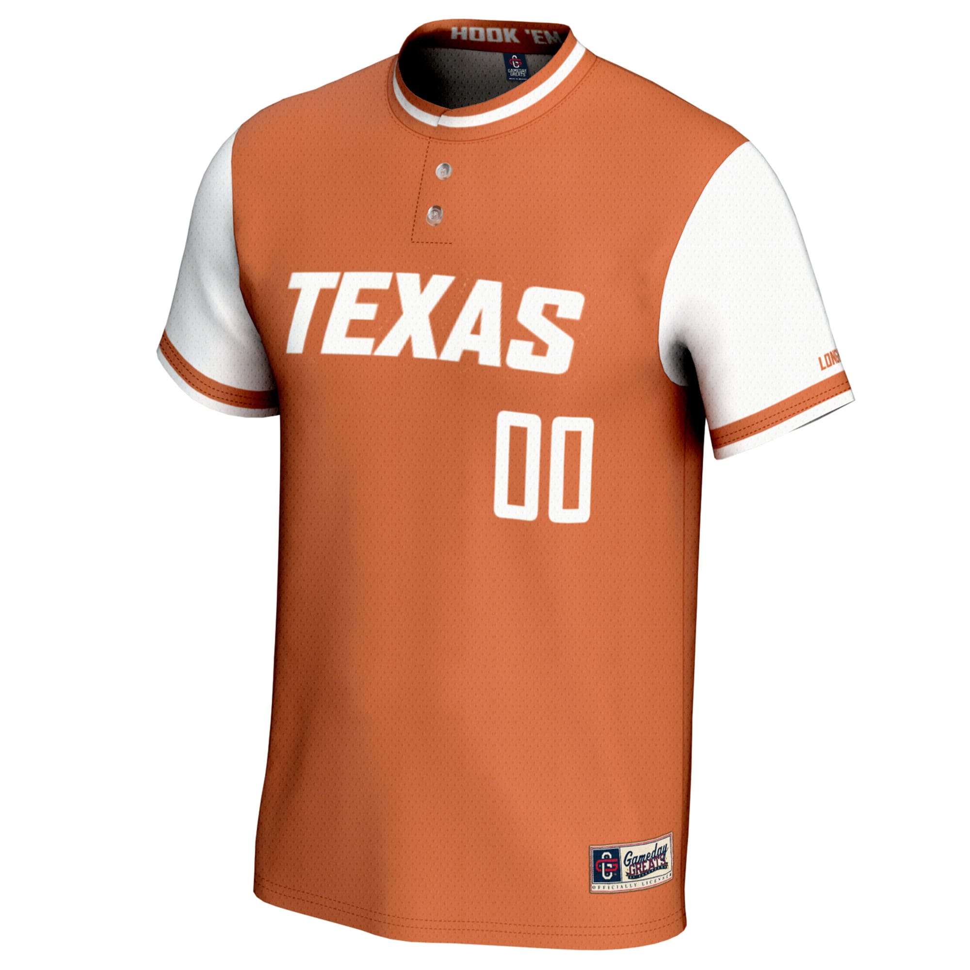 NIL Pick- Softball Texas Longhorns Player Jersey Orange NCAA College Softball Fan Wear NIL Pick- Softball