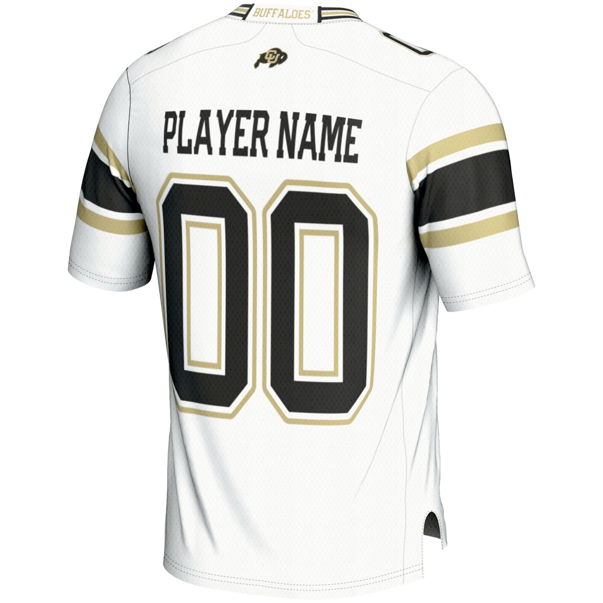 NIL Pick Colorado Buffaloes Player Jersey White NCAA College Football Fan Wear