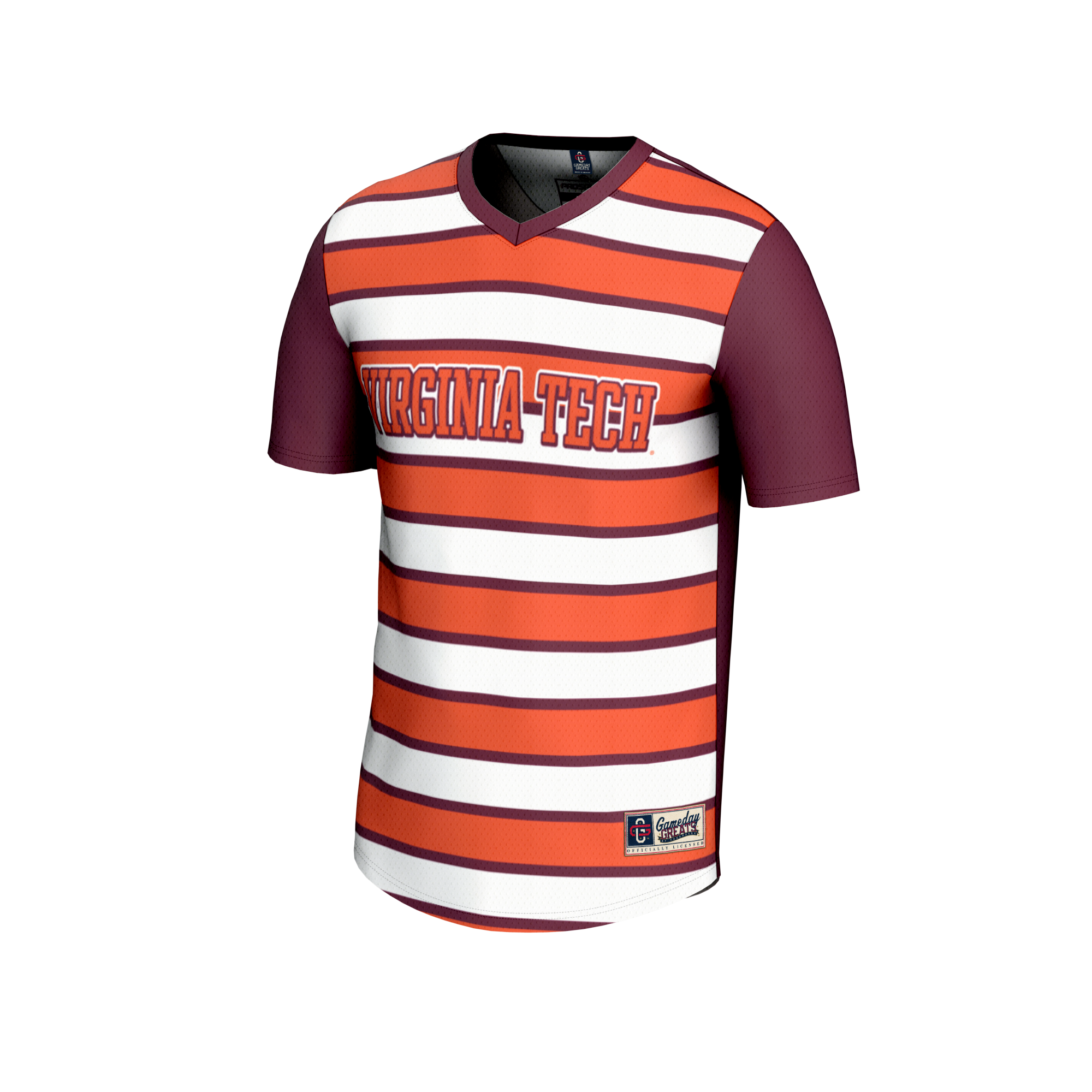 NIL Pick- Collegiate Virginia Tech Hokies Player Jersey Maroon NCAA College Soccer Fan Wear