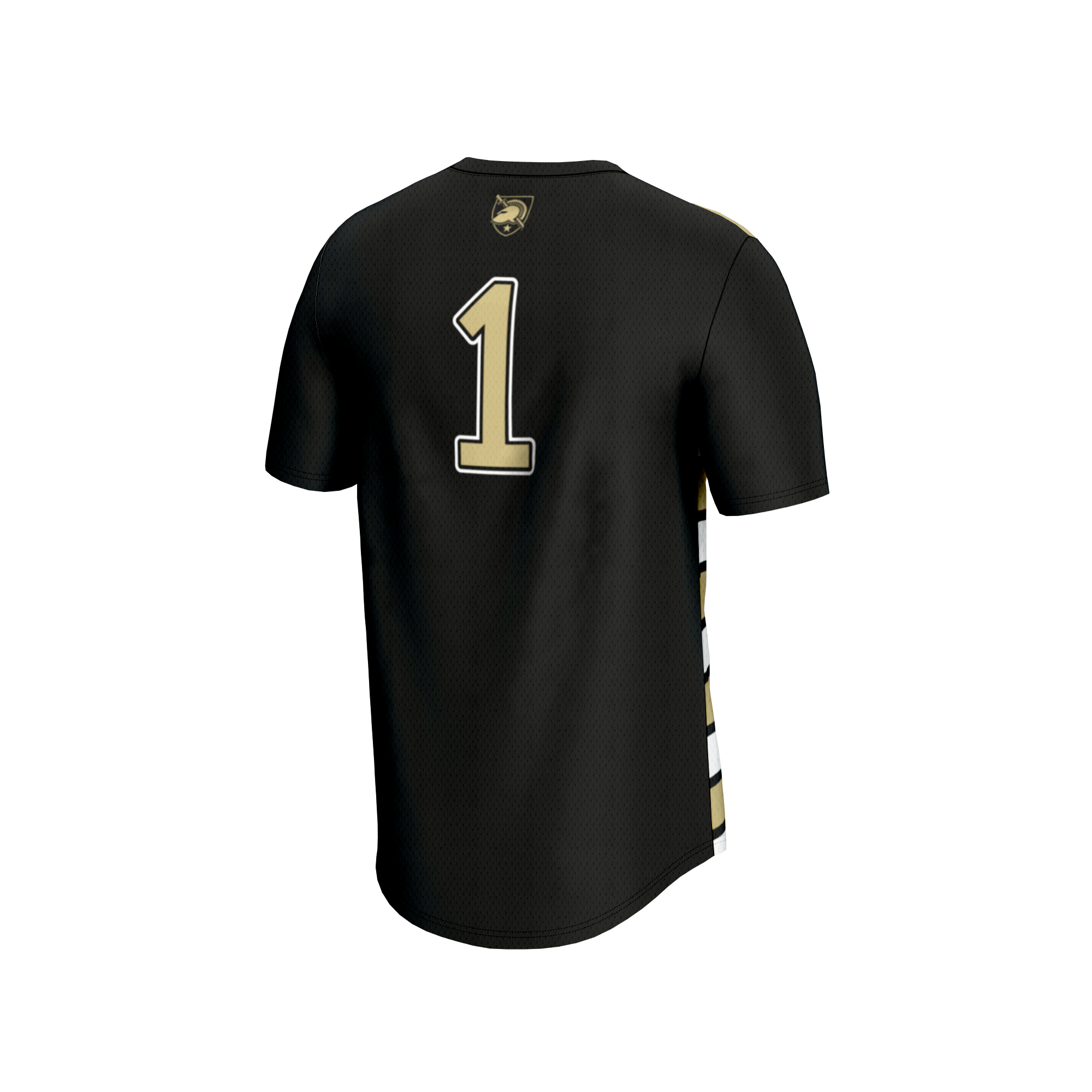 Soccer Fashion Army Black Knights Game Jersey Black NCAA College Soccer Fan Wear
