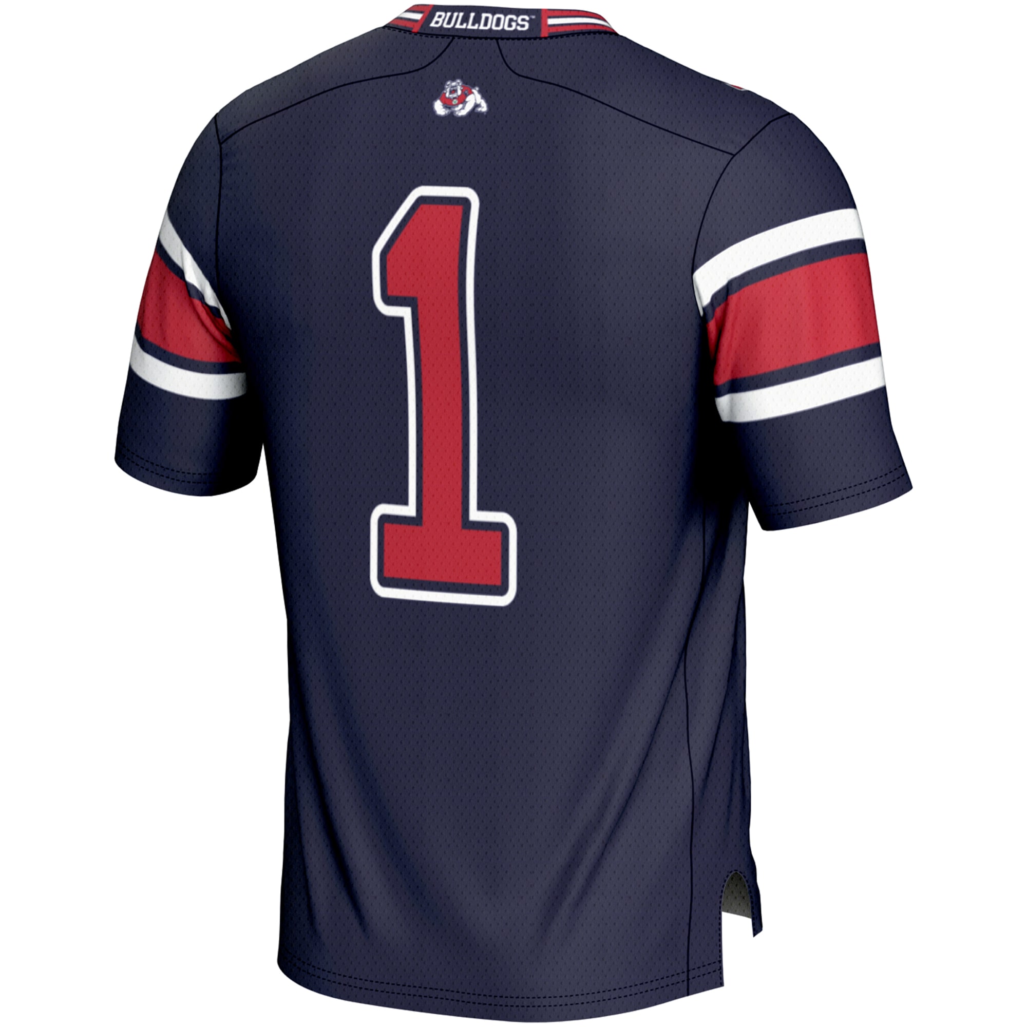 Endzone Fresno State Bulldogs Game Jersey No.1 Navy NCAA College Football Fan Wear