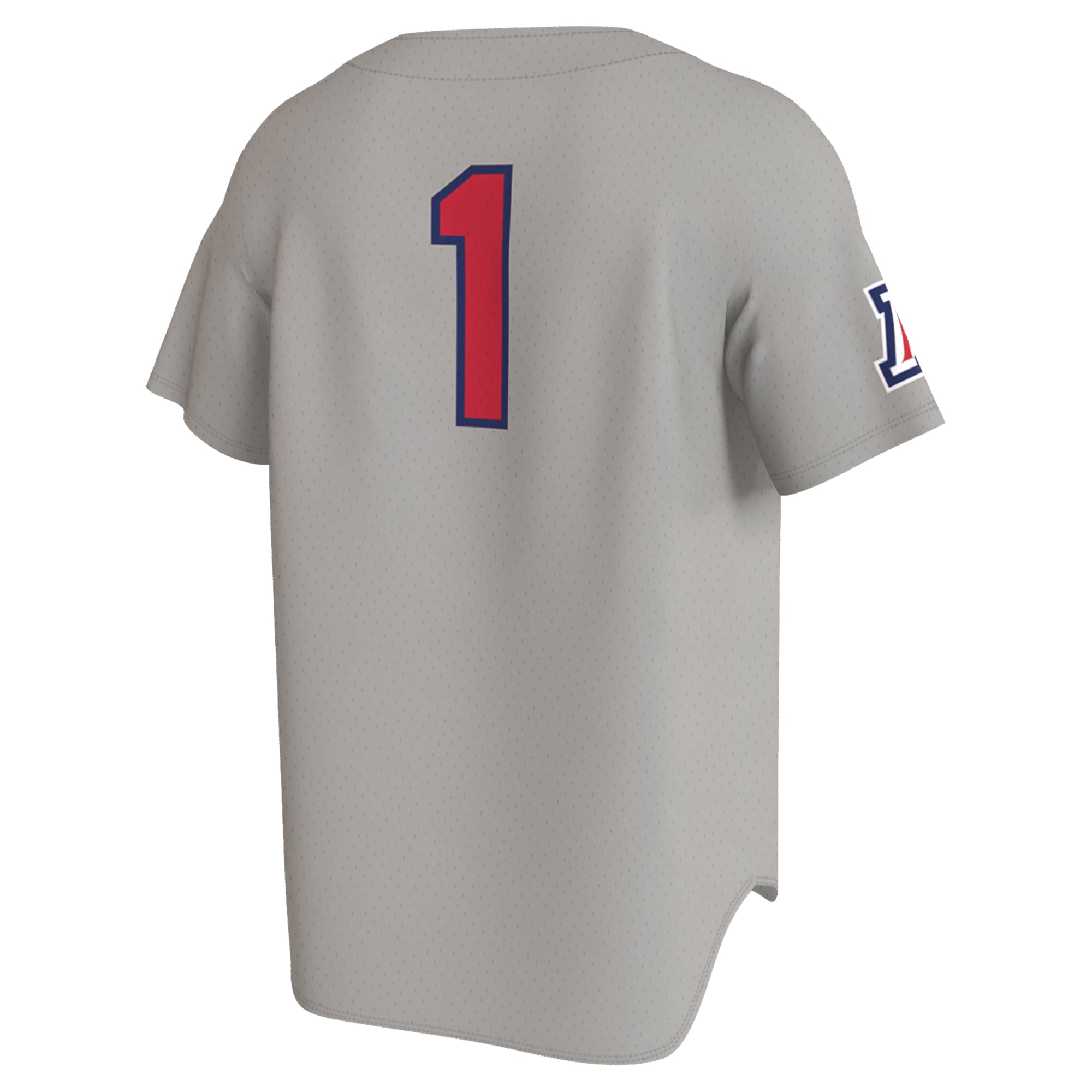 Gray Collegiate Baseball Arizona Wildcats Game Jersey Gray NCAA College Baseball Fan Wear Gray Collegiate Baseball