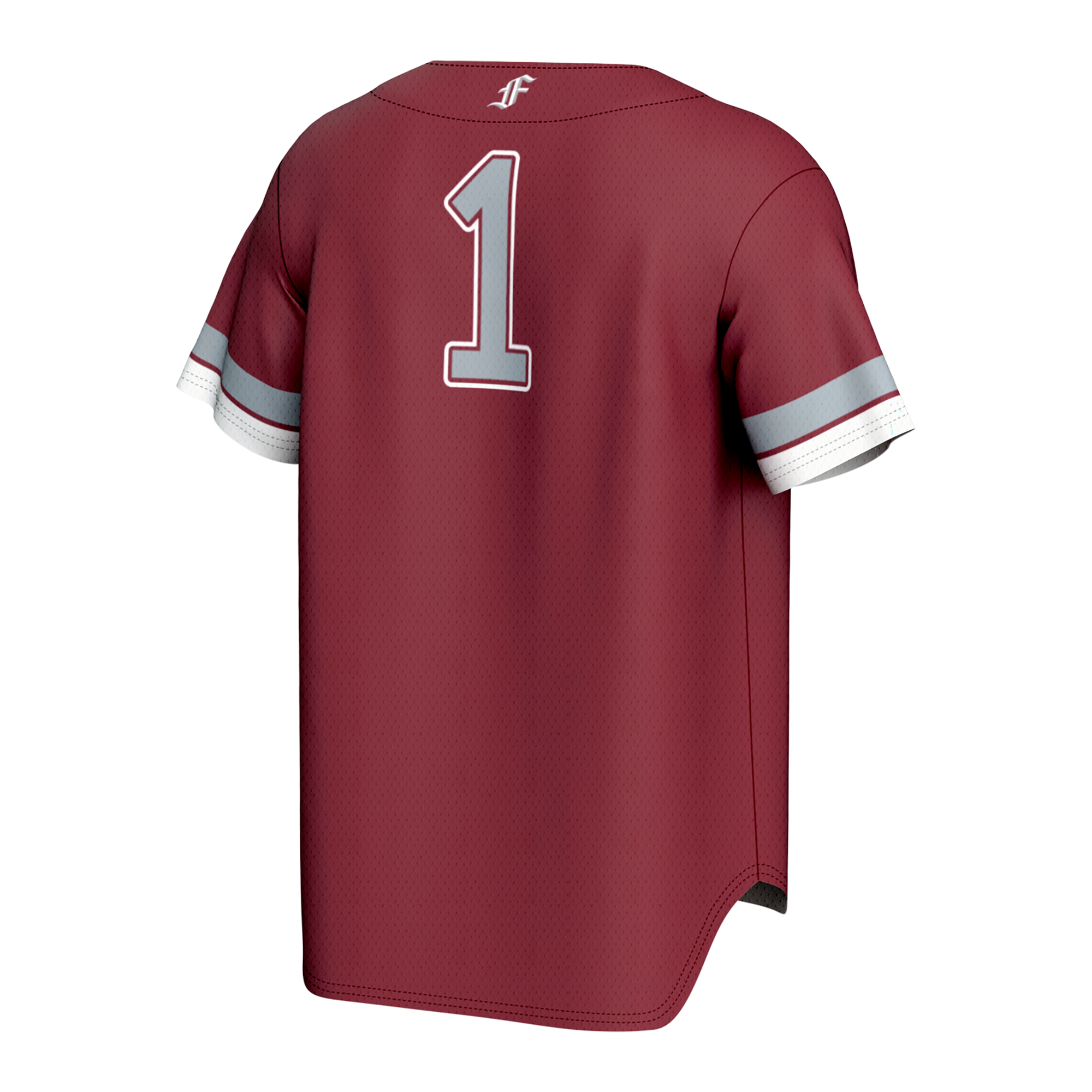 Collegiate Baseball Fashion Fordham Rams Game Jersey Maroon NCAA College Baseball Fan Wear