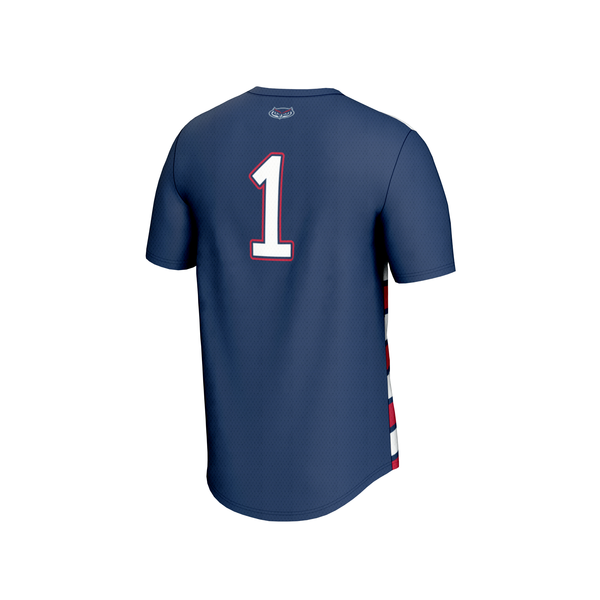 Collegiate Soccer Fashion Florida Atlantic Owls Game Jersey Navy NCAA College Soccer Fan Wear Collegiate Soccer Fashion