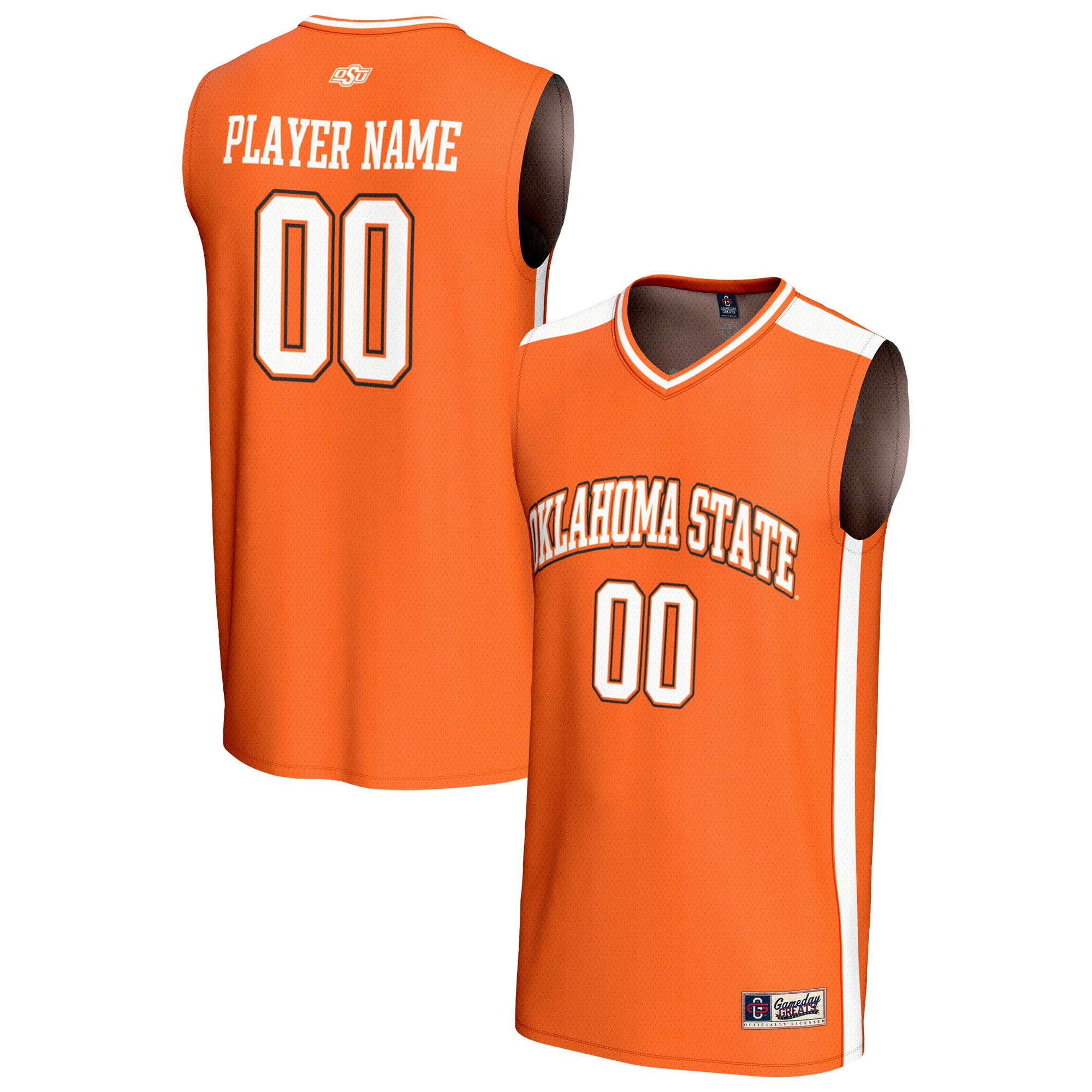 NIL Pick- Basketball Oklahoma State Cowboys Player Jersey Orange NCAA College Basketball Fan Wear