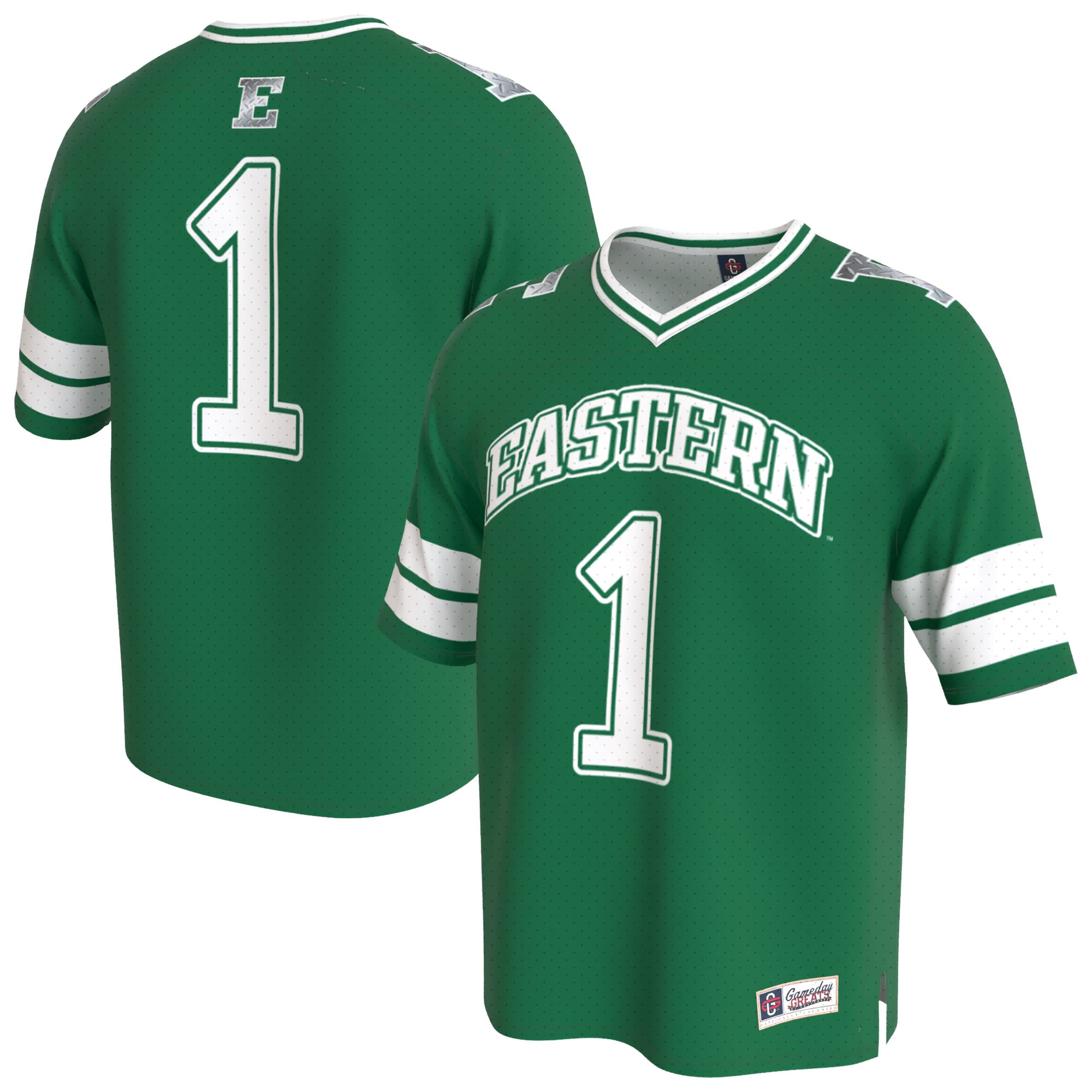 Green Collegiate Fashion Eastern Michigan Eagles Game Jersey Green NCAA College Football Fan Wear